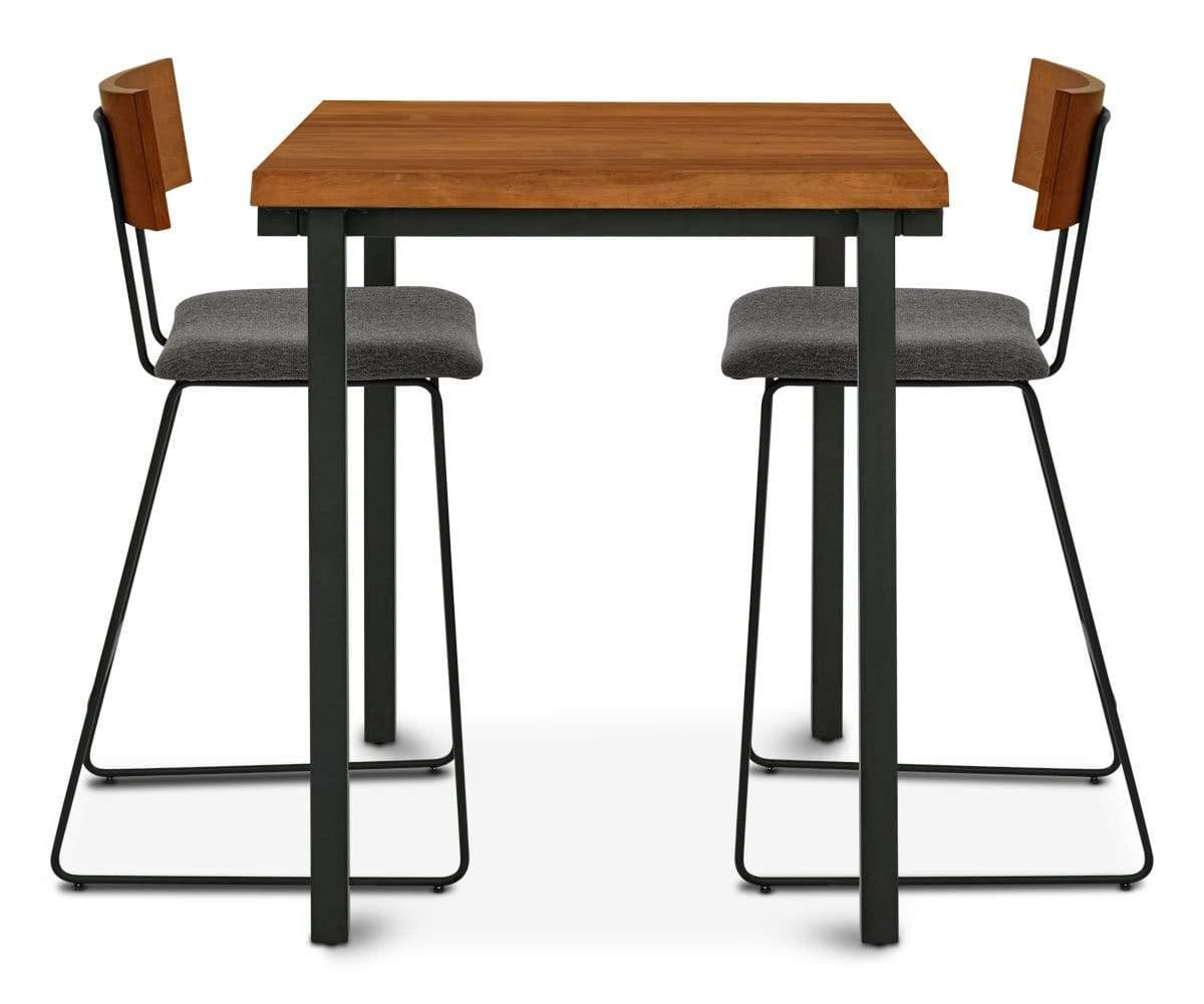 Karsten Square Bar Table - Modern & Stylish Counter Height Table for Kitchen, Dining Room, or Outdoor Patio - Perfect for Entertaining & Small Spaces