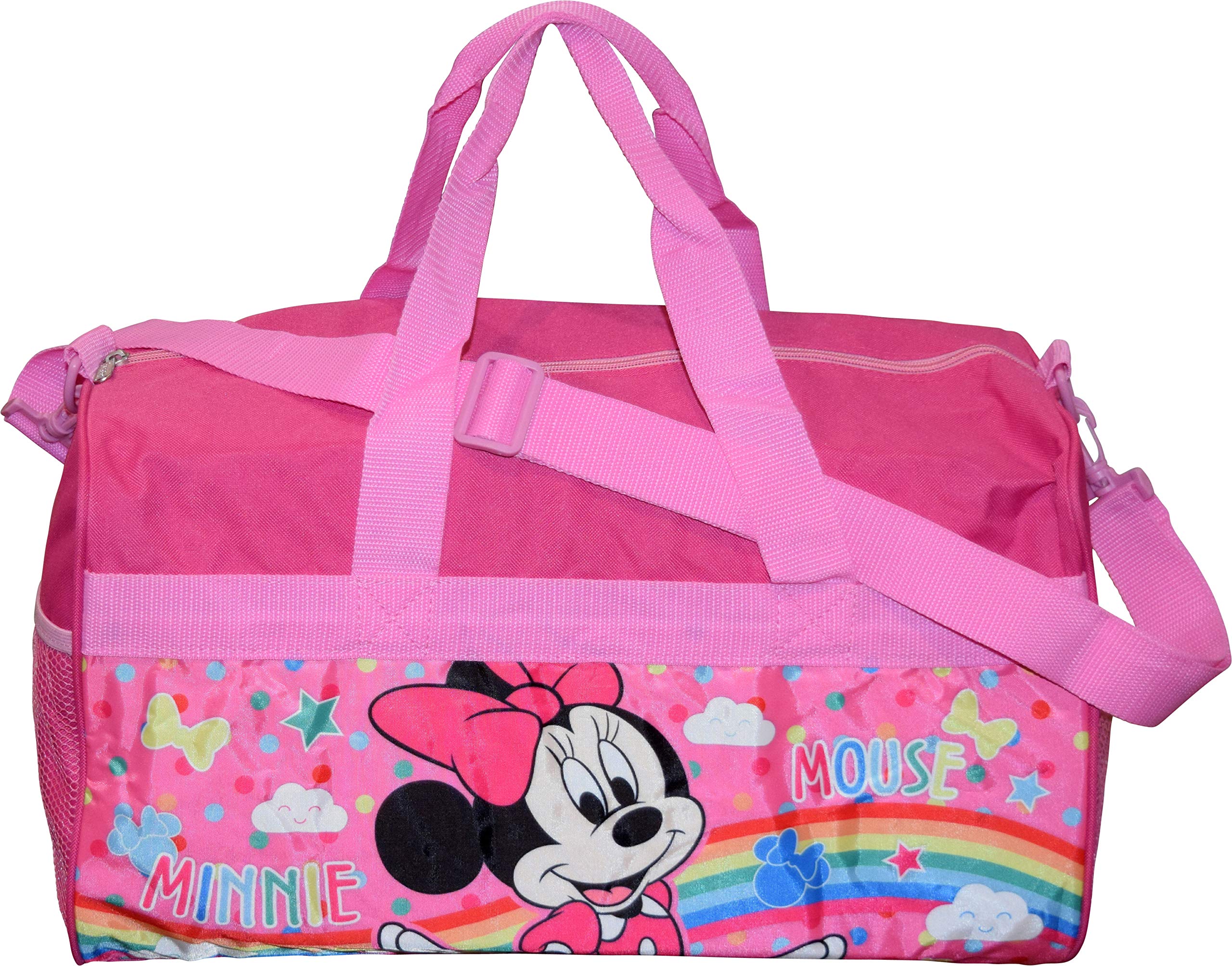 Minnie Mouse 18 Inch Pink Carry-On Duffel Bag for Women & Girls - Perfect for Travel, Gym, School & Weekend Getaways