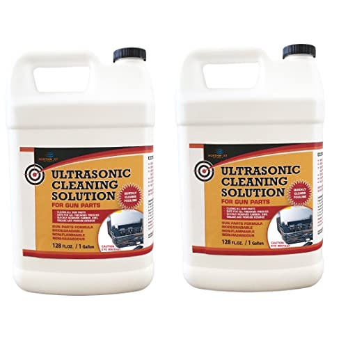 Northwest Enterprises Ultrasonic Gun Cleaner Solution - 2 Gallon Concentrate for Gun Parts Cleaning | Firearm Maintenance & Restoration | Perfect for Gunsmiths, Shooting Ranges & Home Gun Care