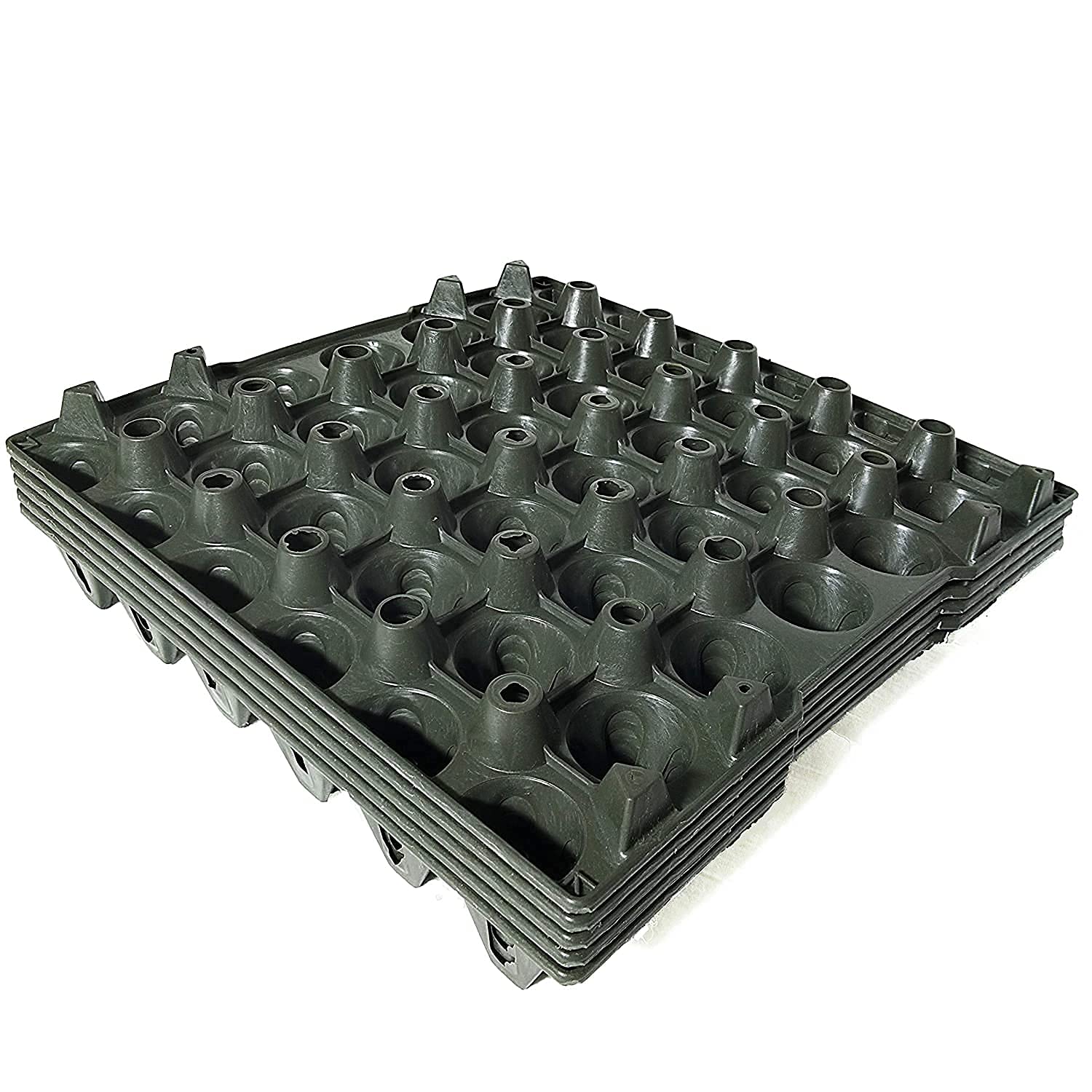 Eco-Friendly 30-Count Plastic Egg Storage Trays for Refrigerator, Incubator & Poultry - Pack of 5 | Perfect for Farm Fresh Eggs, Chicken Coops & Kitchen Organization