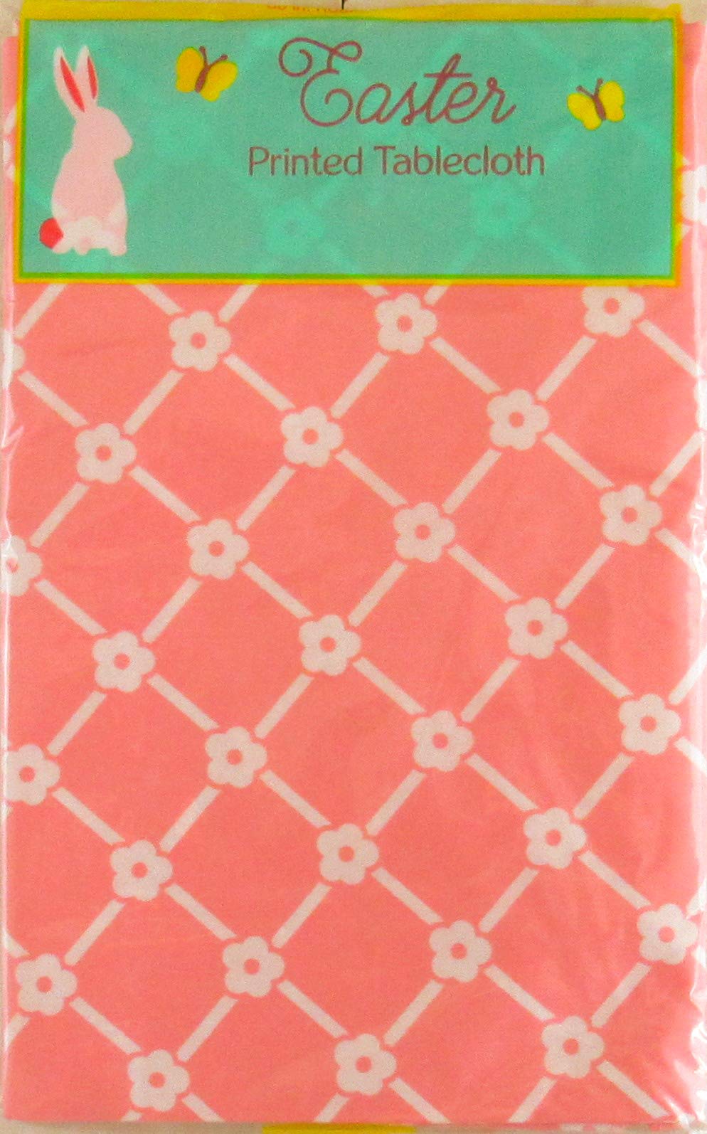 Easter Flannel Tablecloth 52x52