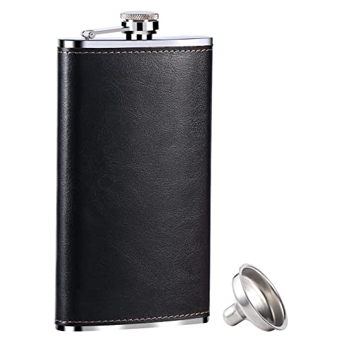 12OZ Black Leather