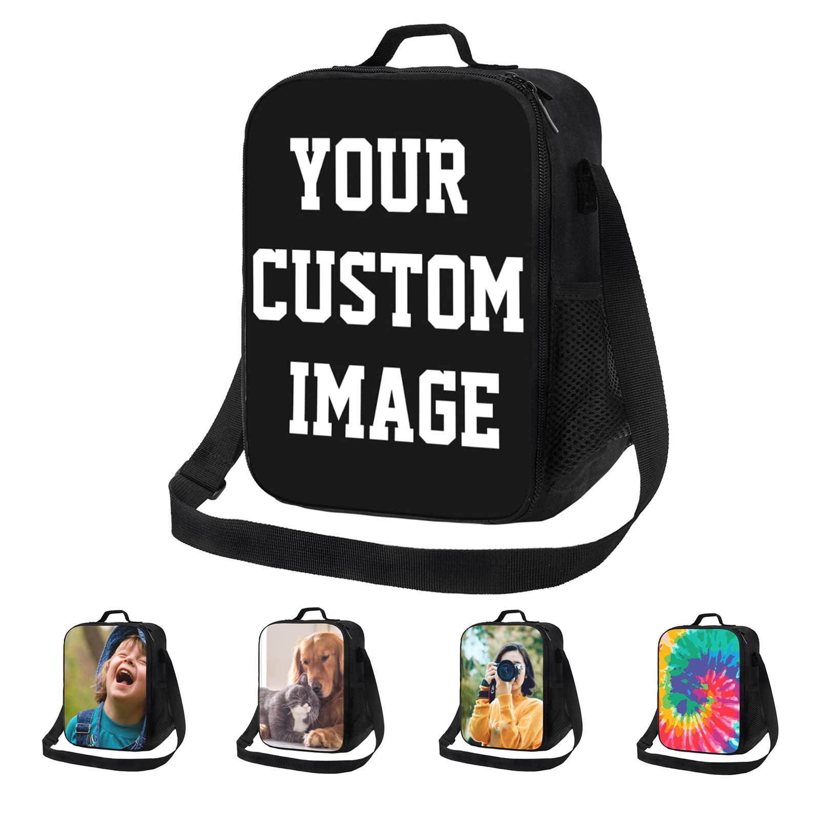 Personalized Insulated Lunch Bag for Women & Men - Custom Lunch Tote with Thermal Insulation - Reusable Lunch Box for School, Office, Picnic & Outdoor Activities