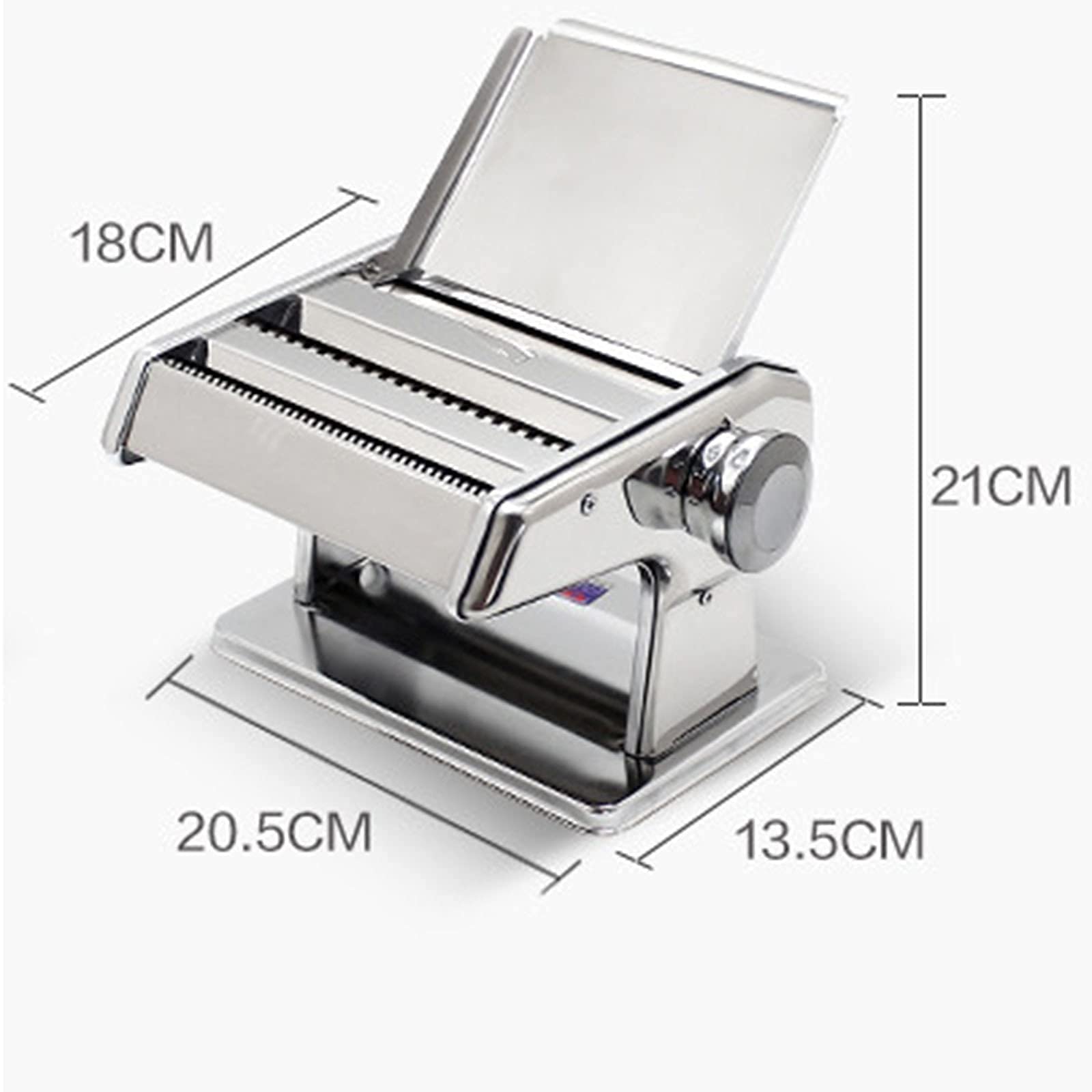 Stainless Steel Pasta Maker Machine - Adjustable Thickness Pasta Roller & Noodle Maker for Homemade Spaghetti, Ravioli, Lasagna | Perfect Kitchen Tool for Italian Cuisine & Family Cooking
