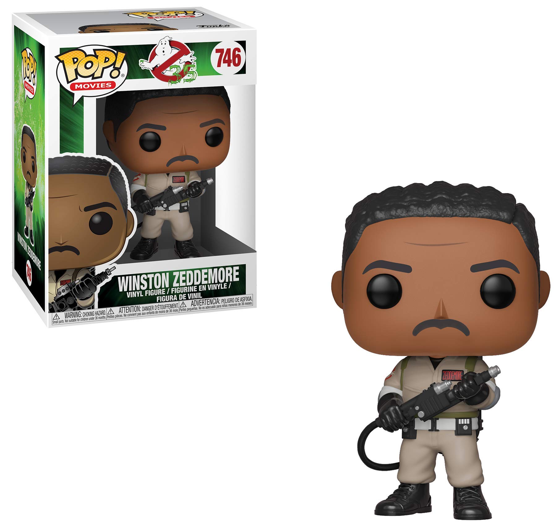 Funko POP Ghostbusters Winston Zeddemore Vinyl Figure 3.75