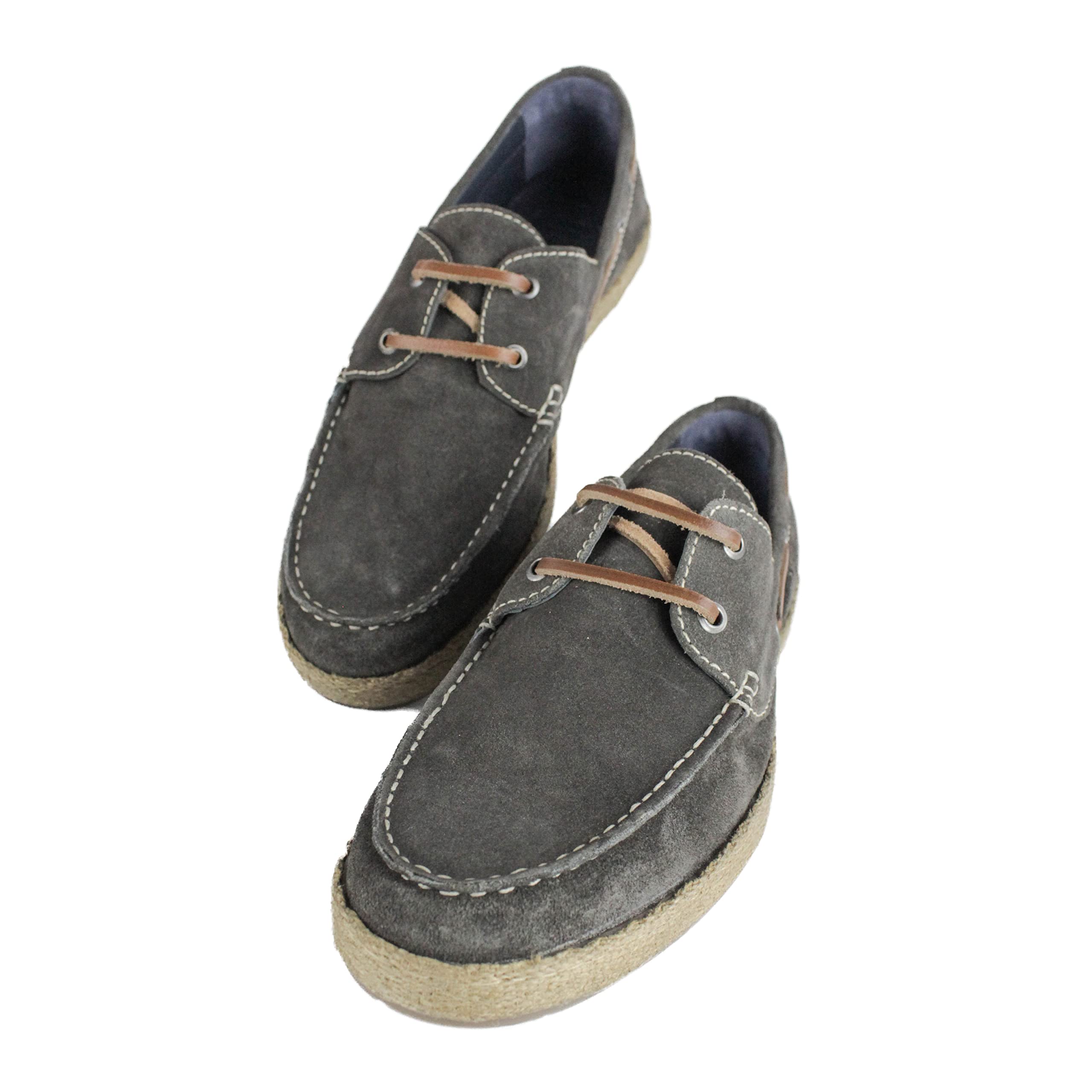 Zerimar Men's Genuine Leather Boat Shoes - Breathable Summer Moccasins for Men - Casual Slip-On Deck Shoes | Perfect for Sailing, Beach Outings & Summer Fashion