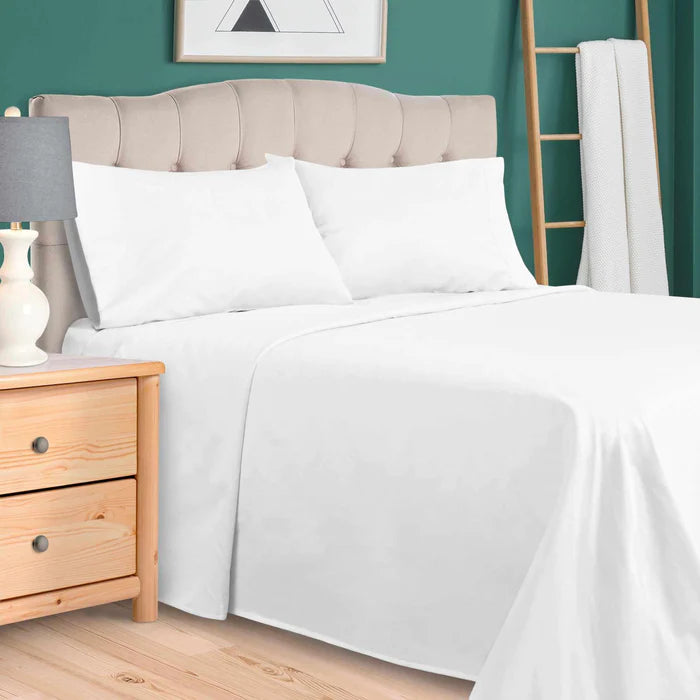 Luxury 700 Thread Count Egyptian Cotton Sheet Set - Eco Friendly, Breathable & Hypoallergenic - Perfect for Bedroom, Hotel, or Guest Room Comfort