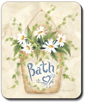 Art Plates Bath Brand Mouse Pad - Non-Slip Gaming & Office Desk Mat for Computers, Laptops - Perfect for Work, Gaming & Home Office Use