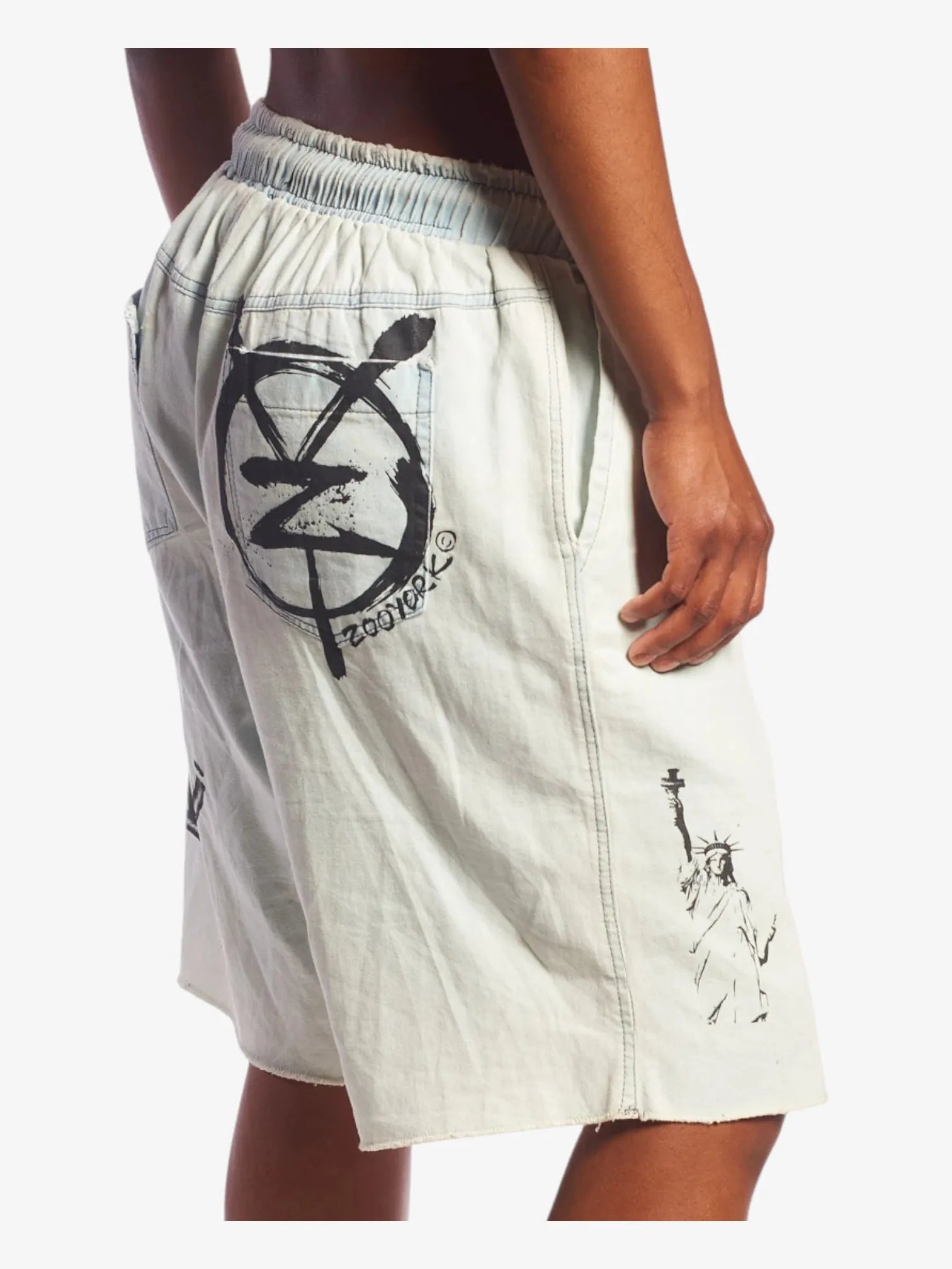 Bermuda Zoo York Unisex Celeste - Stylish and Comfortable Casual Shorts for Men and Women | Perfect for Summer, Beach, Travel, and Everyday Wear