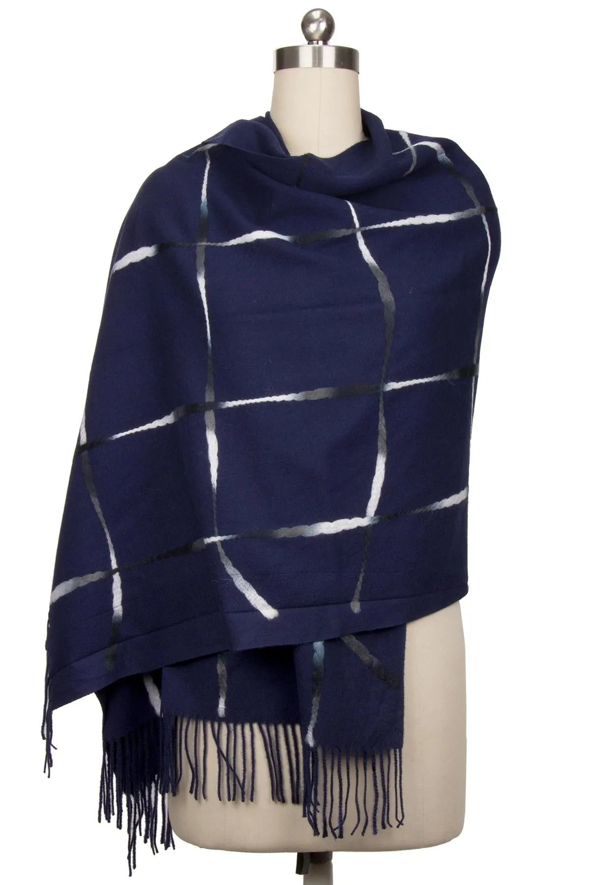Elegant Window Fringed Scarf - Lightweight Fashion Shawl for Women - Perfect for Home Decor, Parties, and Outdoor Activities