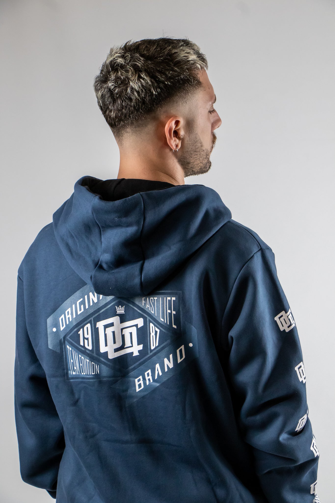 Original Ocn H Campera - Blue Indigo Tinta Dye Jacket for Outdoor Camping & Hiking Adventures
