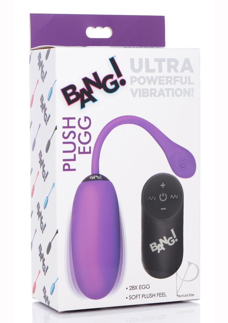 28 Pack Rechargeable Silicone Vibrating Eggs with Remote Control - Purple Pleasure Eggs for Couples, Solo Play & Sensual Massage - Discreet & Powerful Adult Toy