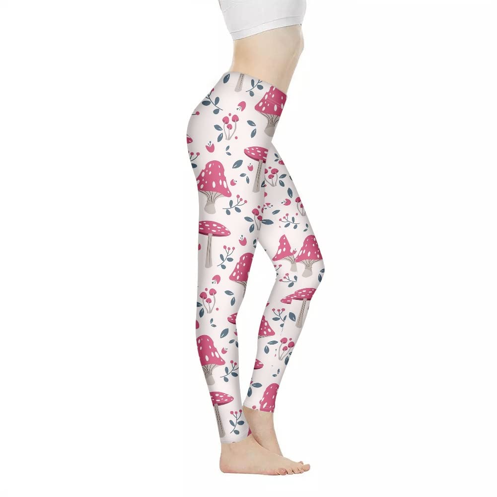 POLERO Women's High Waist Fish Scale Mermaid Yoga Pants - Tummy Control Workout Leggings with Stretchy Paisley Design for Gym, Running & Daily Wear