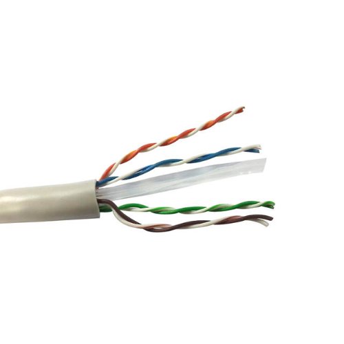 VCOM NC614-1000-BLACK 1000ft Cat6 UTP Ethernet Cable, Black - High-Speed Network Cable for Home Office, Gaming, and Server Rooms