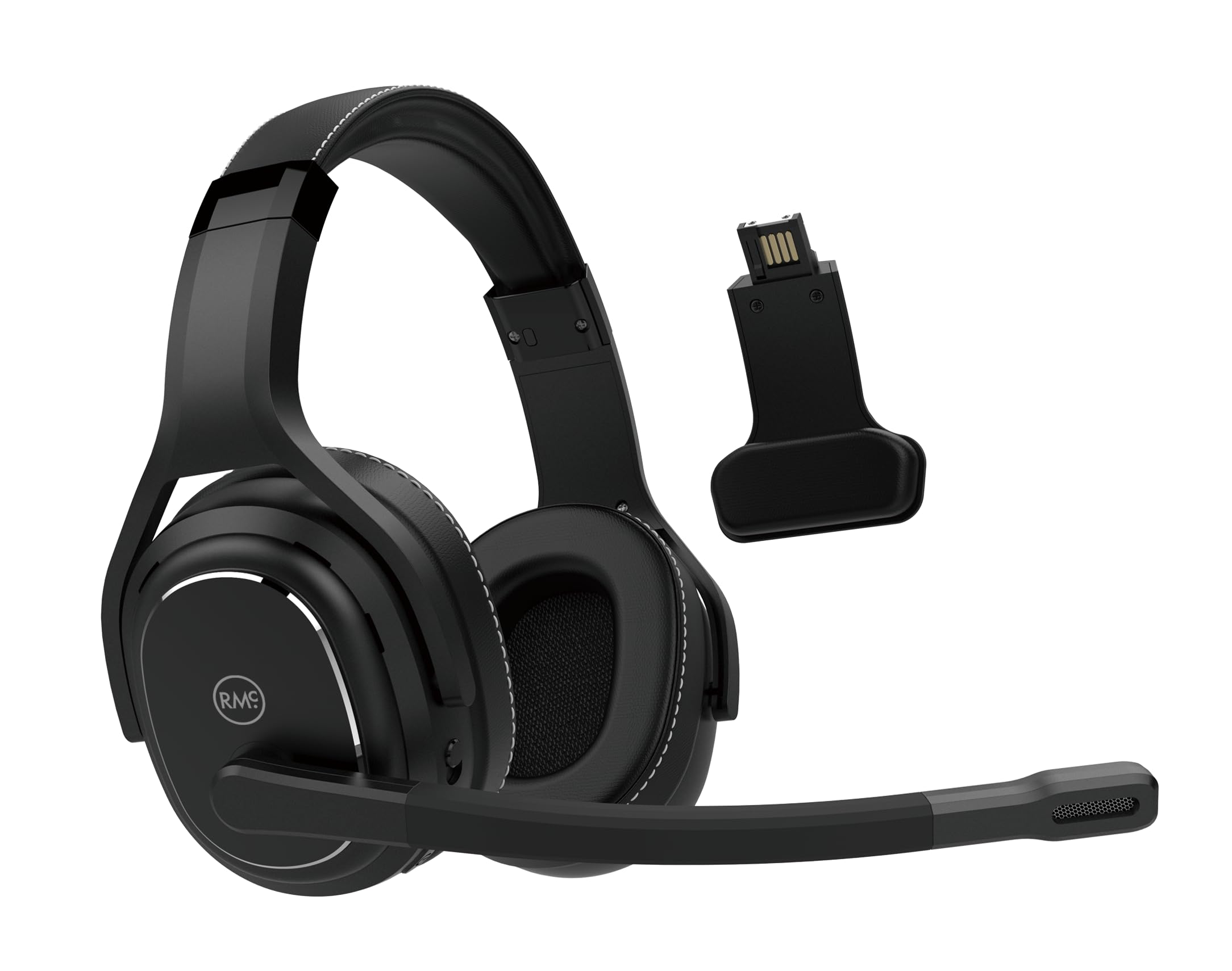 Rand McNally ClearDryve 220 Premium 2-in-1 Wireless Headset with Noise Cancellation - Long Battery Life, All-Day Comfort for Truck Drivers & Call Centers - Ideal for Hands-Free Calls, Online Meetings & Road Trips