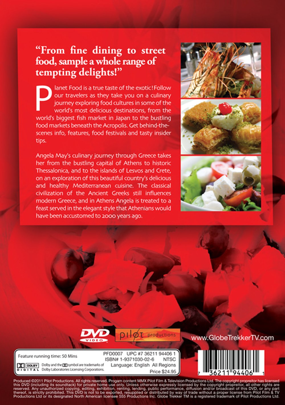Globe Trekker: Planet Food - Greece | Authentic Greek Cuisine & Travel Guide | Perfect for Food Lovers & Travel Enthusiasts