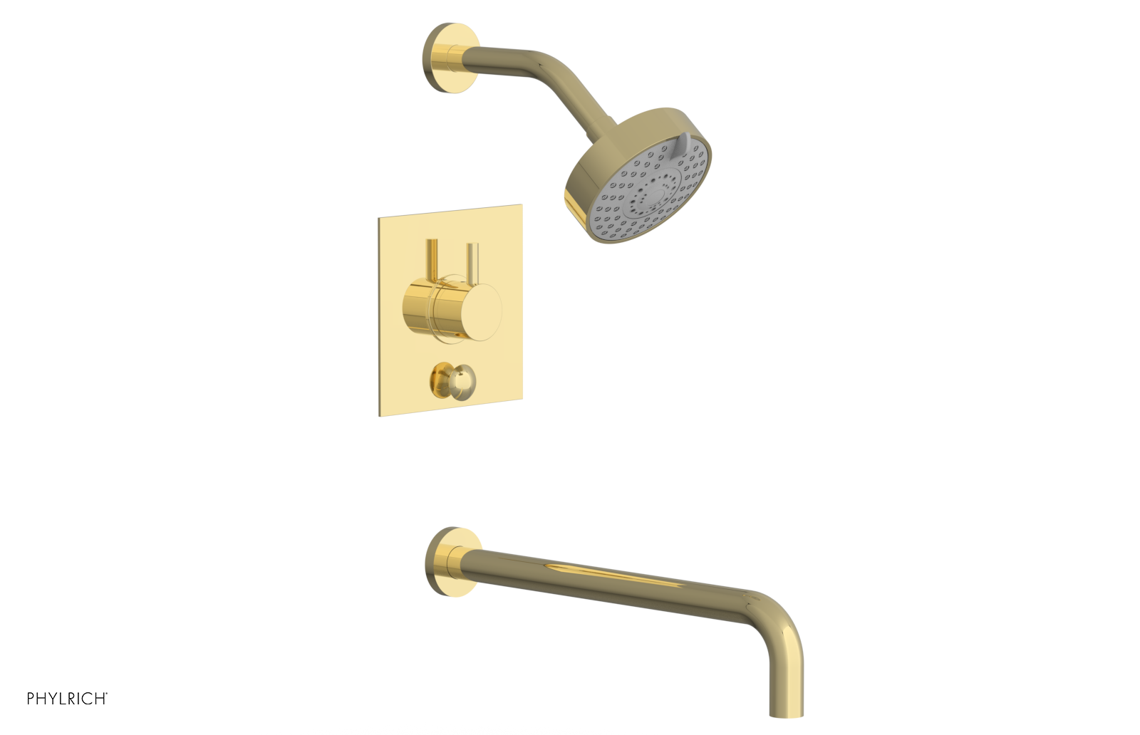 BASIC II 14 Pressure Balance Tub and Shower Faucet Set 230S 29 14 - Perfect for Modern Bathroom Renovations & Spa-Like Shower Experience