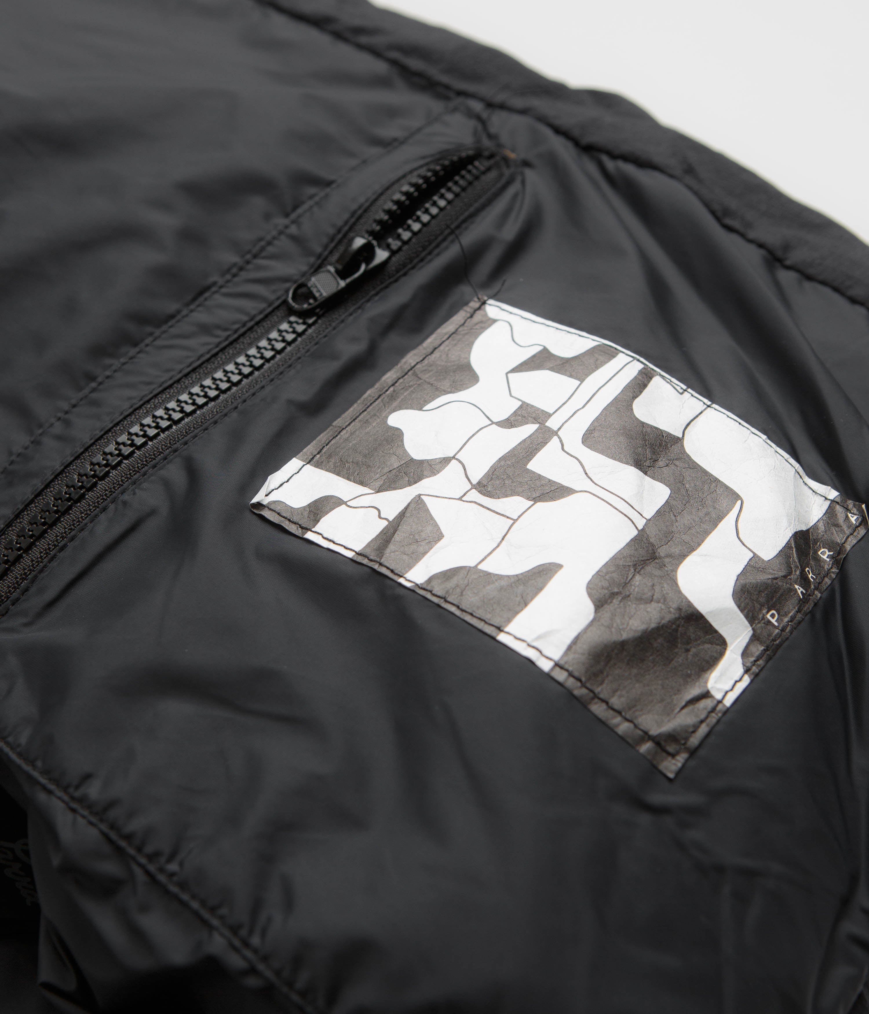 Parra Boring Village Puffer Jacket - Black | Winter Coat for Men & Women | Warm Insulated Outerwear for Urban Style & Outdoor Activities