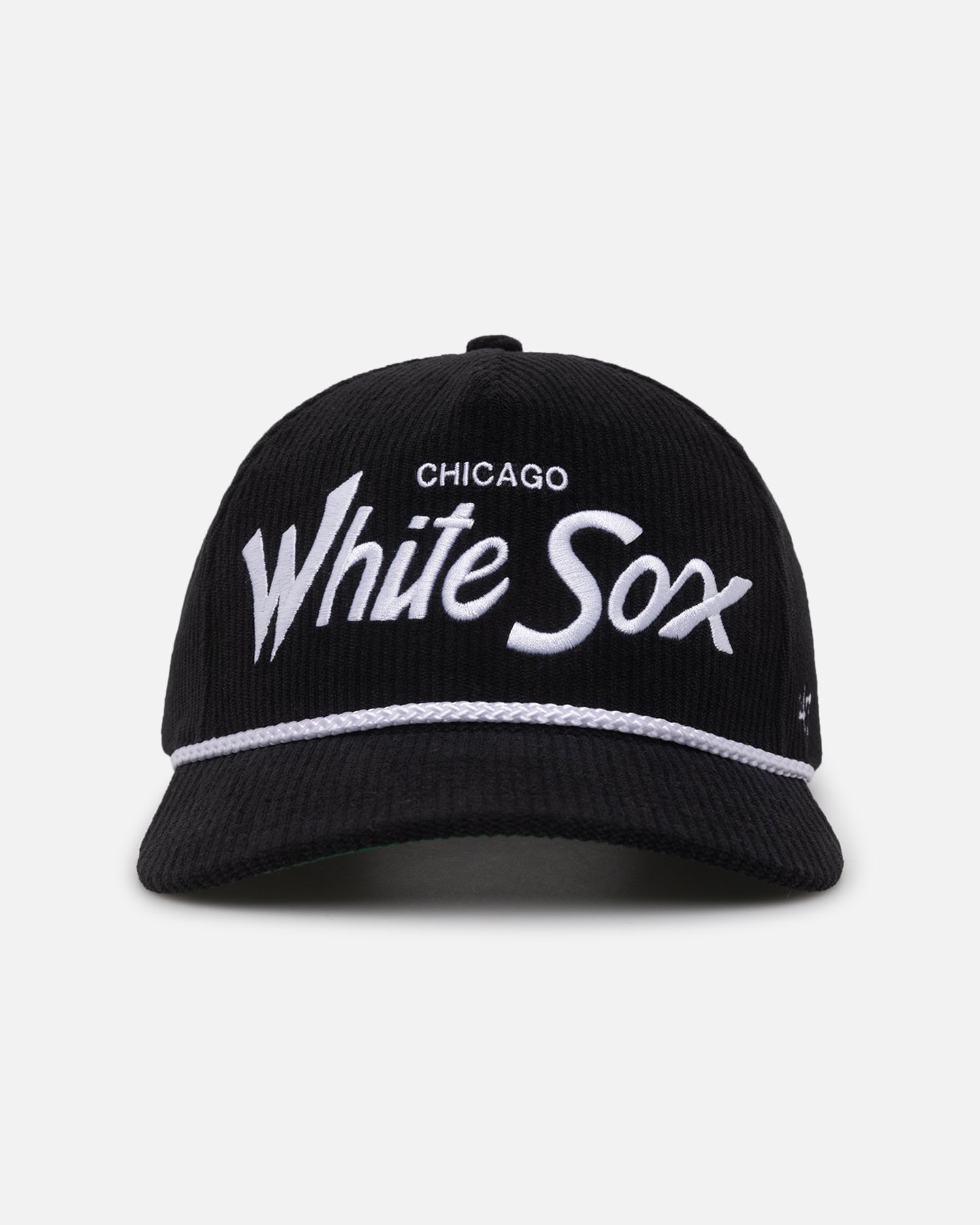 47 Brand Chicago White Sox 'MLB Opening Day' Crossrope Hitch Snapback Black Hat - Official MLB Licensed Adjustable Baseball Cap for Men & Women - Perfect for Games, Sports Events & Casual Wear