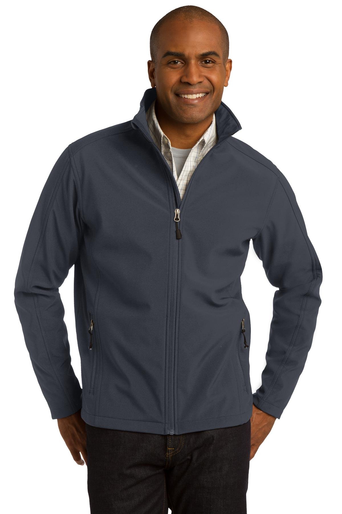 Port Authority Men's Tall Core Soft Shell Jacket - Waterproof Windbreaker for Outdoor Activities, Hiking & Workwear