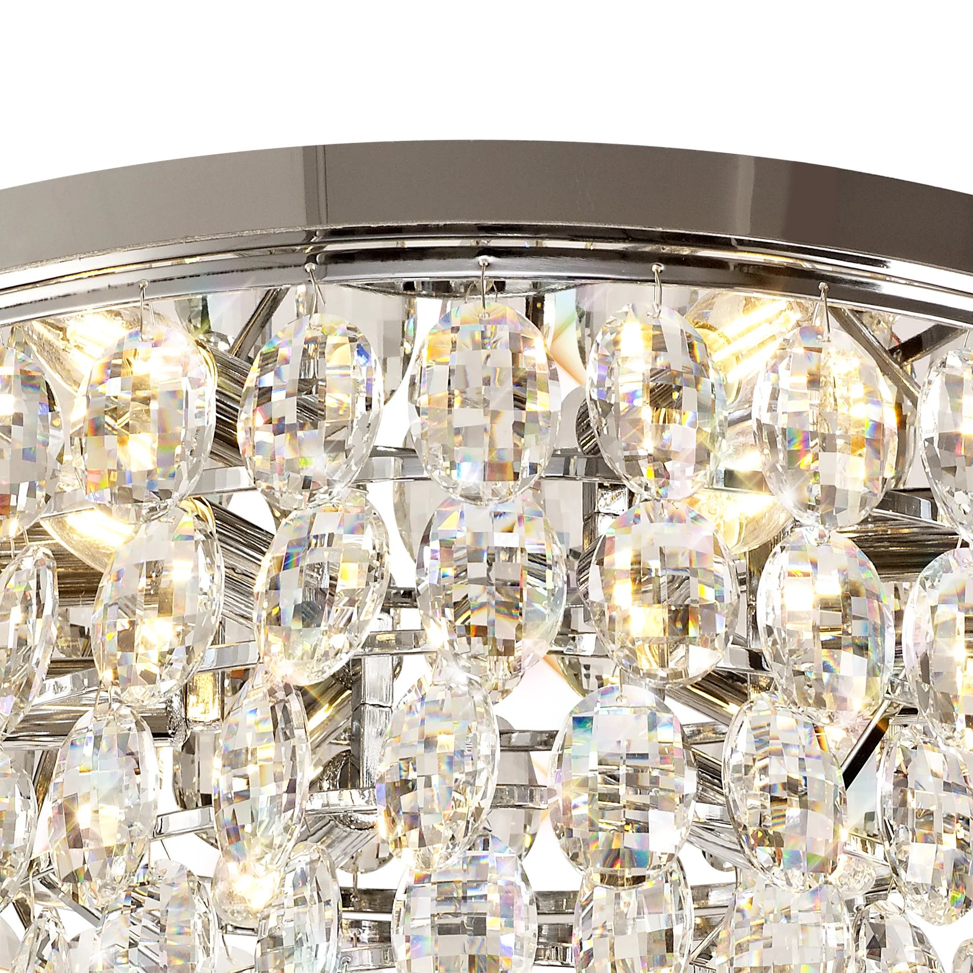 Consten Flush Ceiling Light Fixture with E14 Socket - Perfect for Bedroom, Hallway & Small Space Lighting
