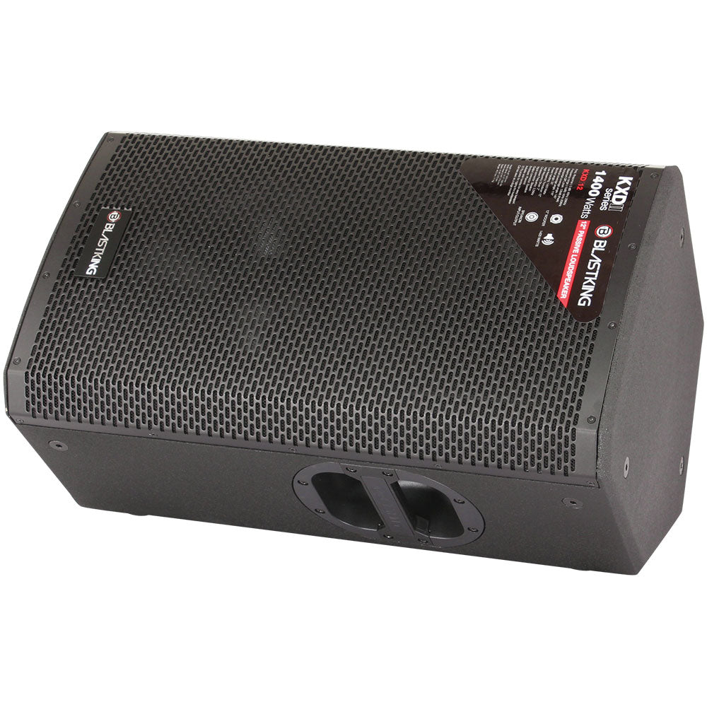 Blastking KXDII12 12 Inch 1400W High Power Passive PA Loudspeaker - Perfect for Live Music, DJ Gigs, and Outdoor Events