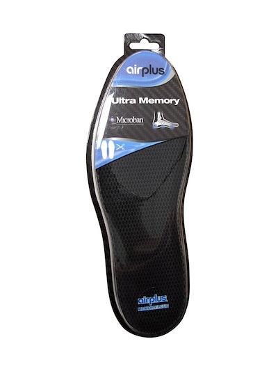 AirPlus Men's Ultra Memory Foam Shoe Insoles - Arch Support & Cushioning for All-Day Comfort - Perfect for Running, Walking, Work & Casual Wear