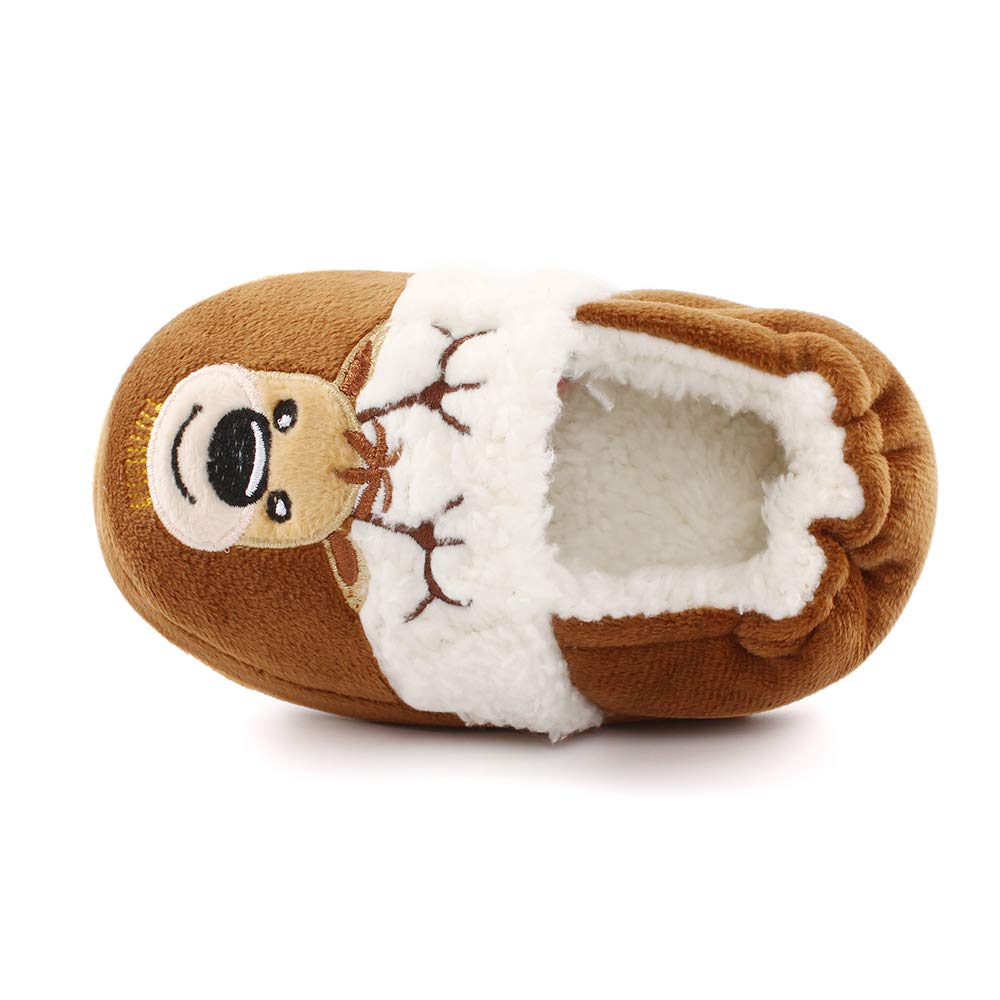 Cartoon Animal Slippers for Toddler Girls - Warm Winter Plush House Shoes for Little Kids - Perfect for Indoor Playtime & Cozy Home Comfort