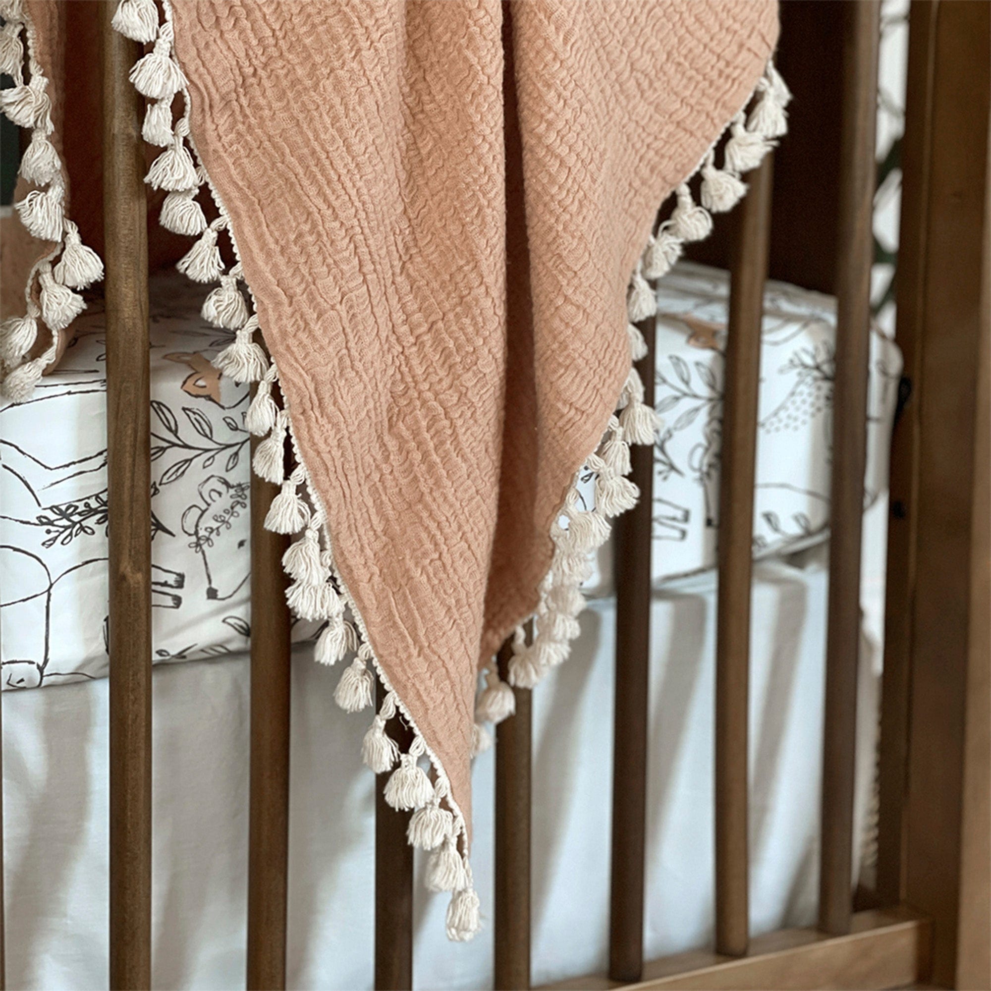 Soft Organic Cotton Fitted Crib Sheet for Baby Crib - Breathable & Hypoallergenic Nursery Bedding - Perfect for Newborns, Infants & Toddlers - Ideal for Daycare, Nursery or Home Use