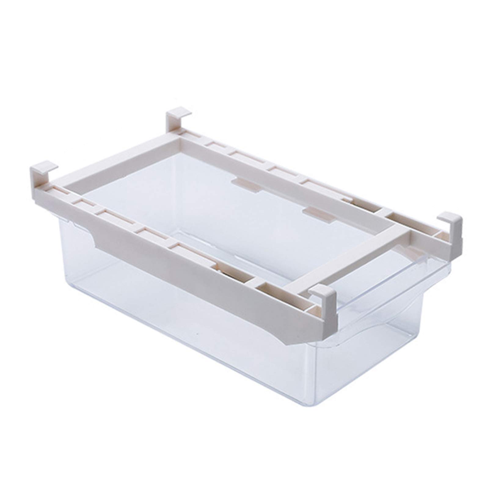 Adjustable Clear Egg Holder for Refrigerator - Portable Egg Storage Container for Freezer, Pantry & Kitchen Cabinets - Perfect for Organizing Eggs and Small Fruits in Your Home Kitchen