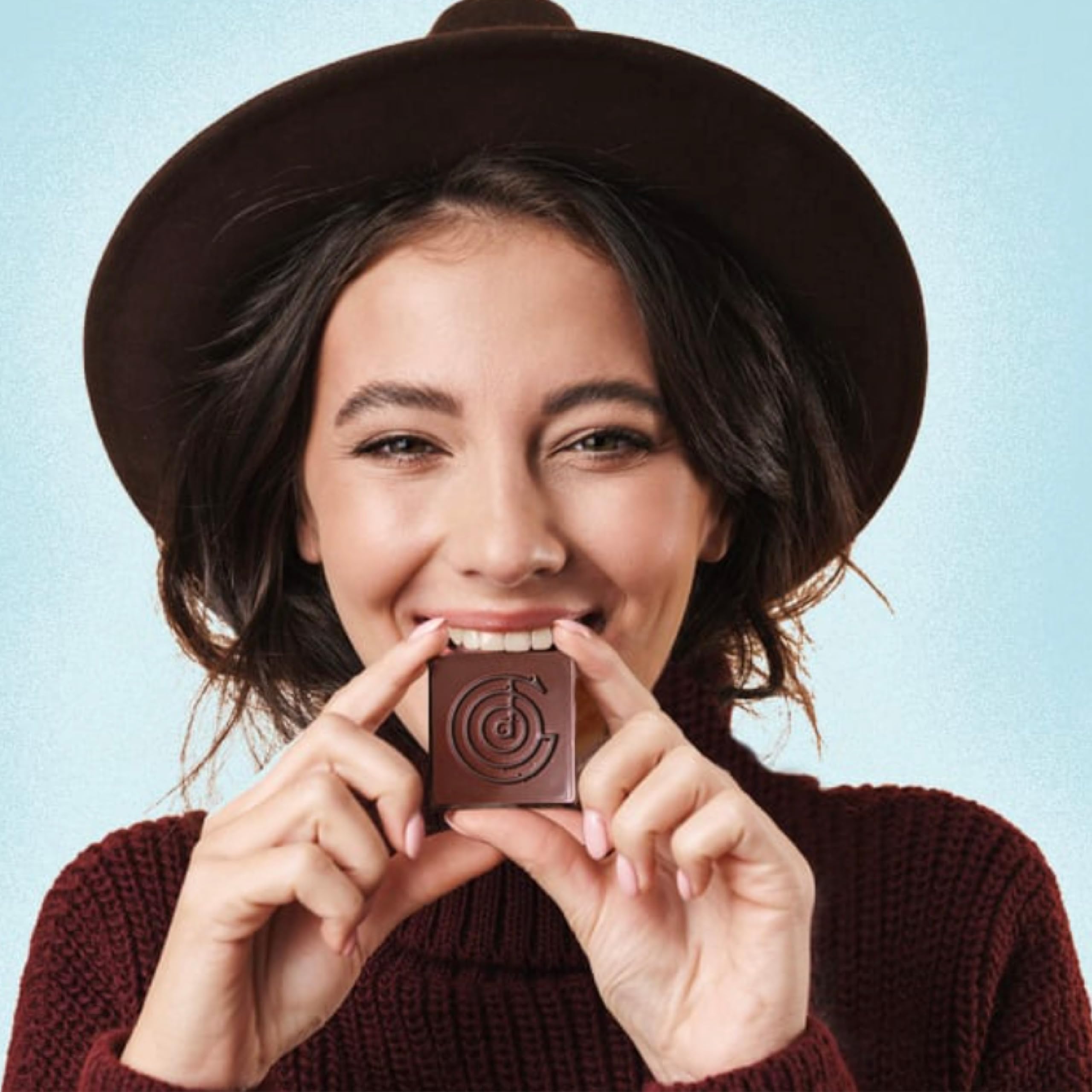 The Good Chocolate - Keto Dark Chocolate Squares | Zero Sugar, Low Carb, Vegan Snack | 24-Piece Family Pack | Perfect for Keto Diet, Weight Loss & Healthy Lifestyle