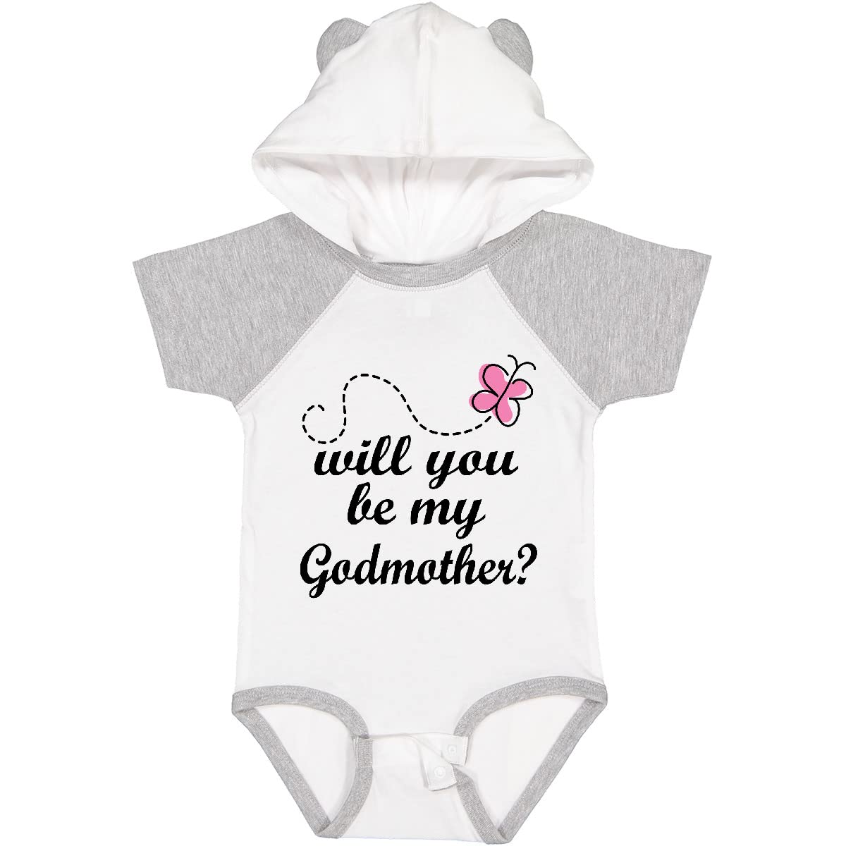 Inktastic Godmother Proposal Baby Girl Bodysuit - Cute Outfit for Baby Showers, Christenings & Special Occasions