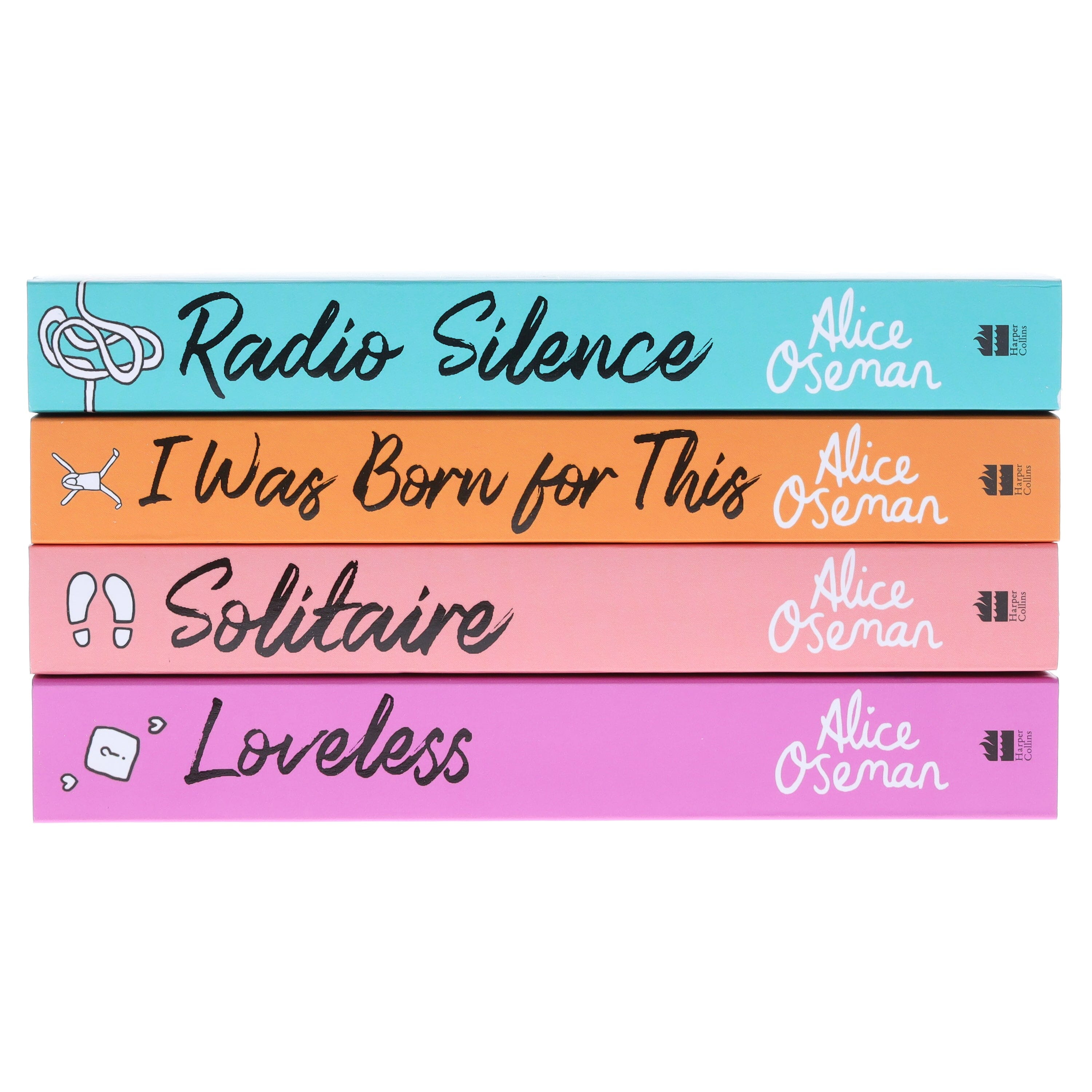 Alice Oseman 4 Books Collection Box Set - YA Fiction Novels for Teens Ages 13+ | Paperback Edition | Perfect for Teen Readers, Book Clubs & Gifts