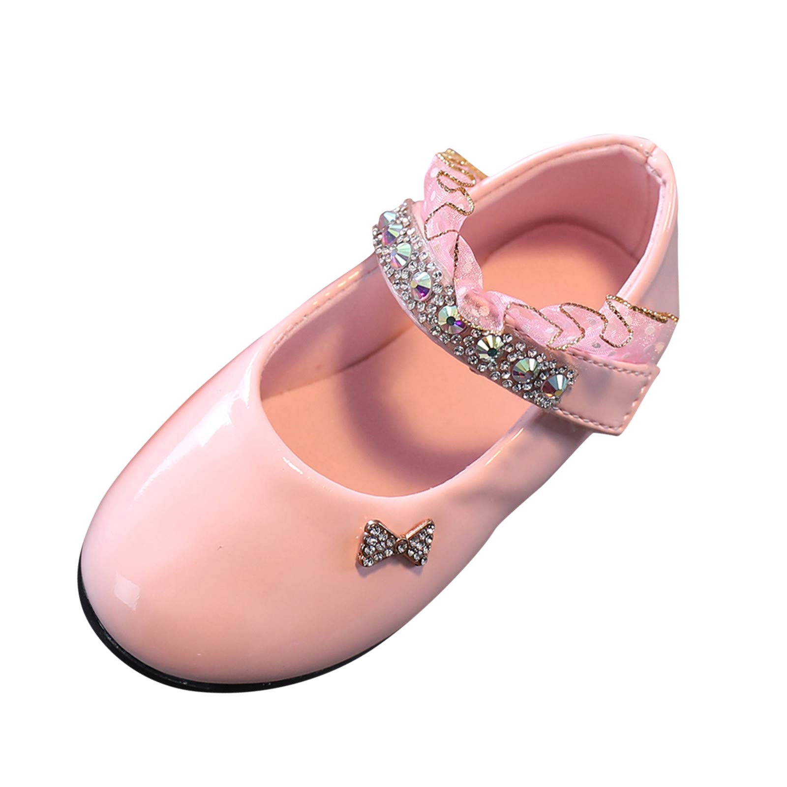 **Sparkly Crystal Princess Shoes for Toddler Girls - Pink & Black Casual Sneakers Size 6-7 | Perfect for Playdates, Parties & Everyday Wear**    *(Note: If you need further refinements or specific keyword targeting, let me know!)*