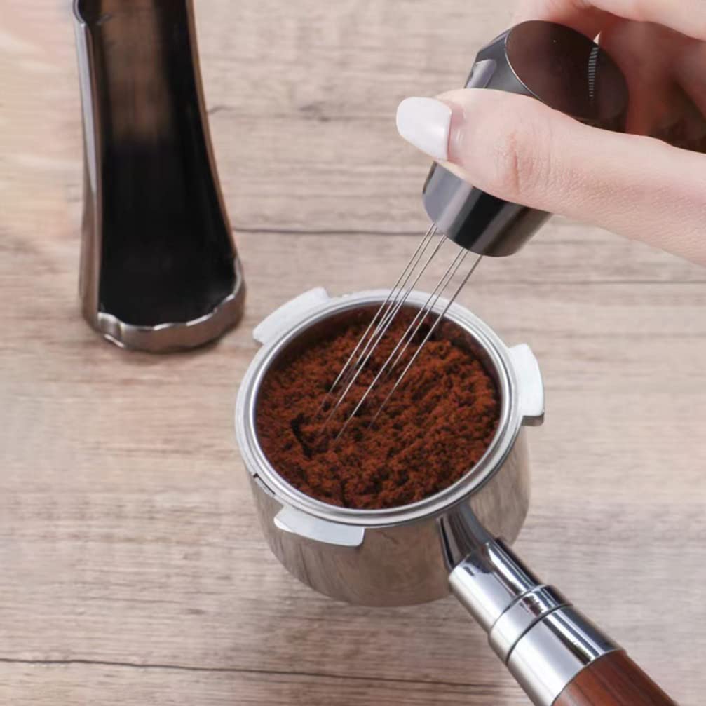 iplusmile Espresso Coffee Distributor & Tamper - Aluminum Alloy Needle WDT Tool for Barista, Perfect for Espresso Machine Coffee Preparation & Home Brewing - Ideal for Coffee Shops, Cafes & Home Baristas