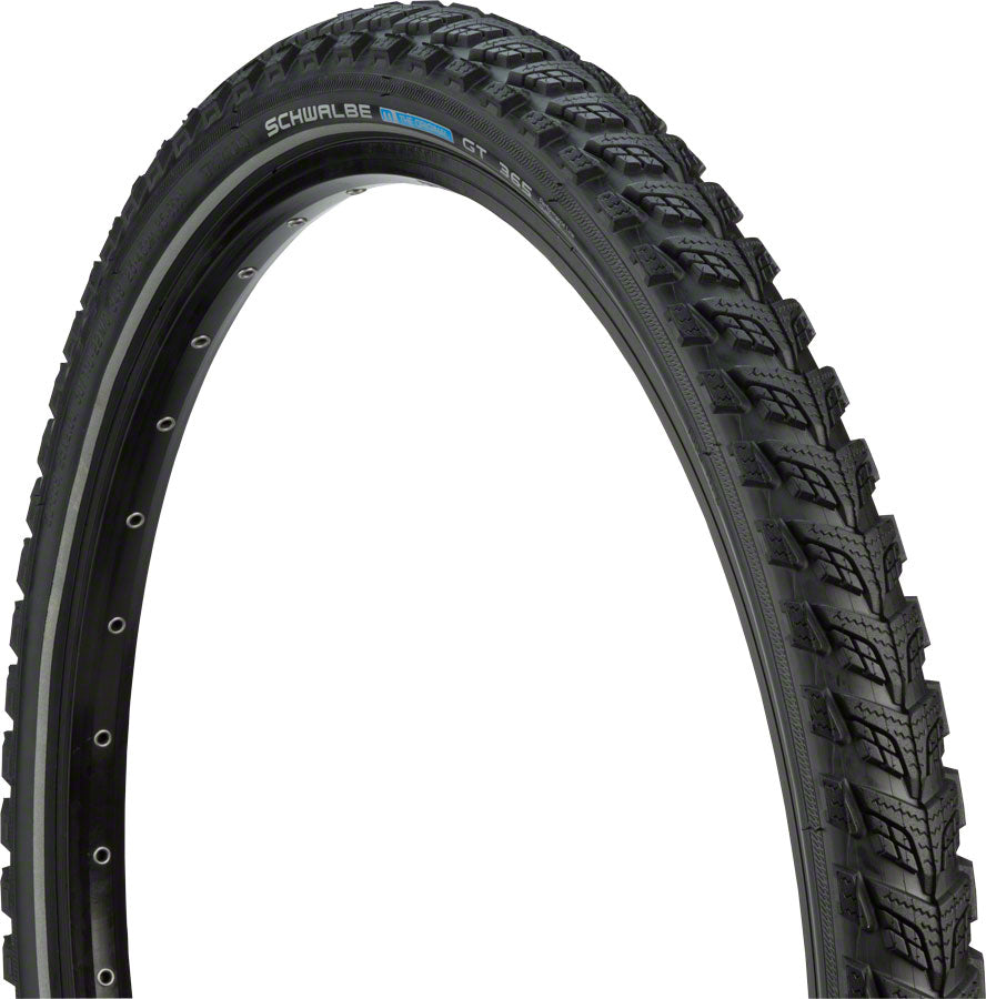 2 Pack Schwalbe Marathon GT 365 Performance Line Bike Tires - 26 x 2 Inch Clincher Wire Bead - All-Weather Commuting & Touring Bicycle Tires for Road & Trail Riding