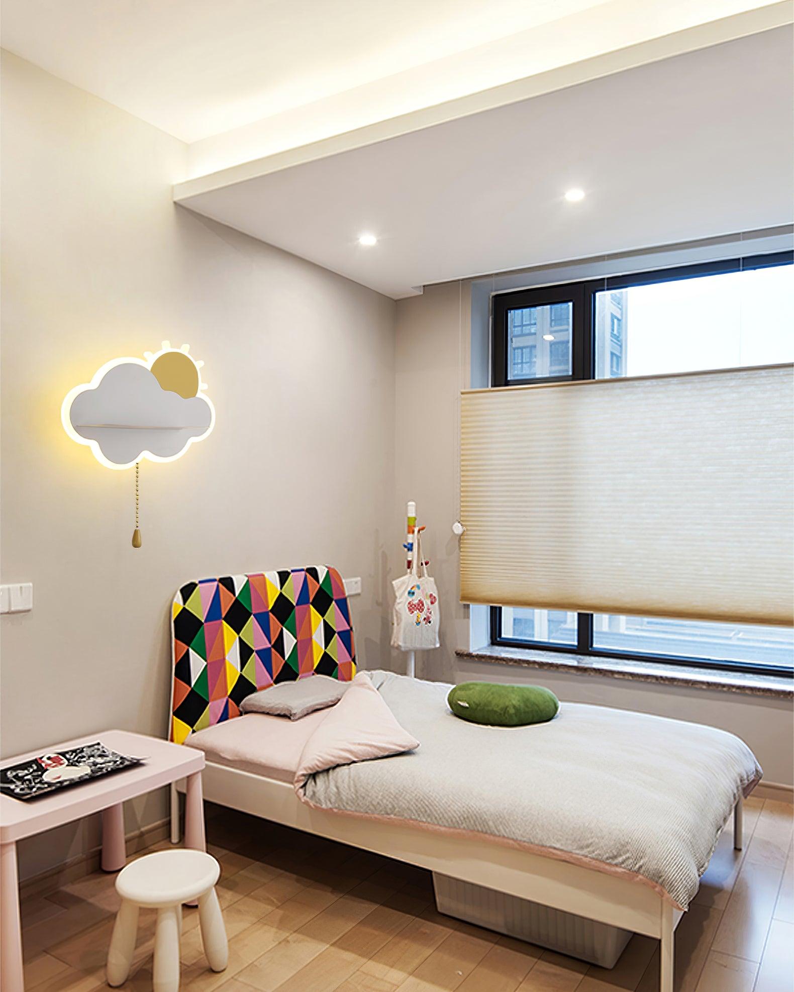 Cloud-Shaped Night Light for Kids - Soft LED Nursery Wall Lamp for Bedroom, Perfect for Baby Room Decor & Nighttime Comfort