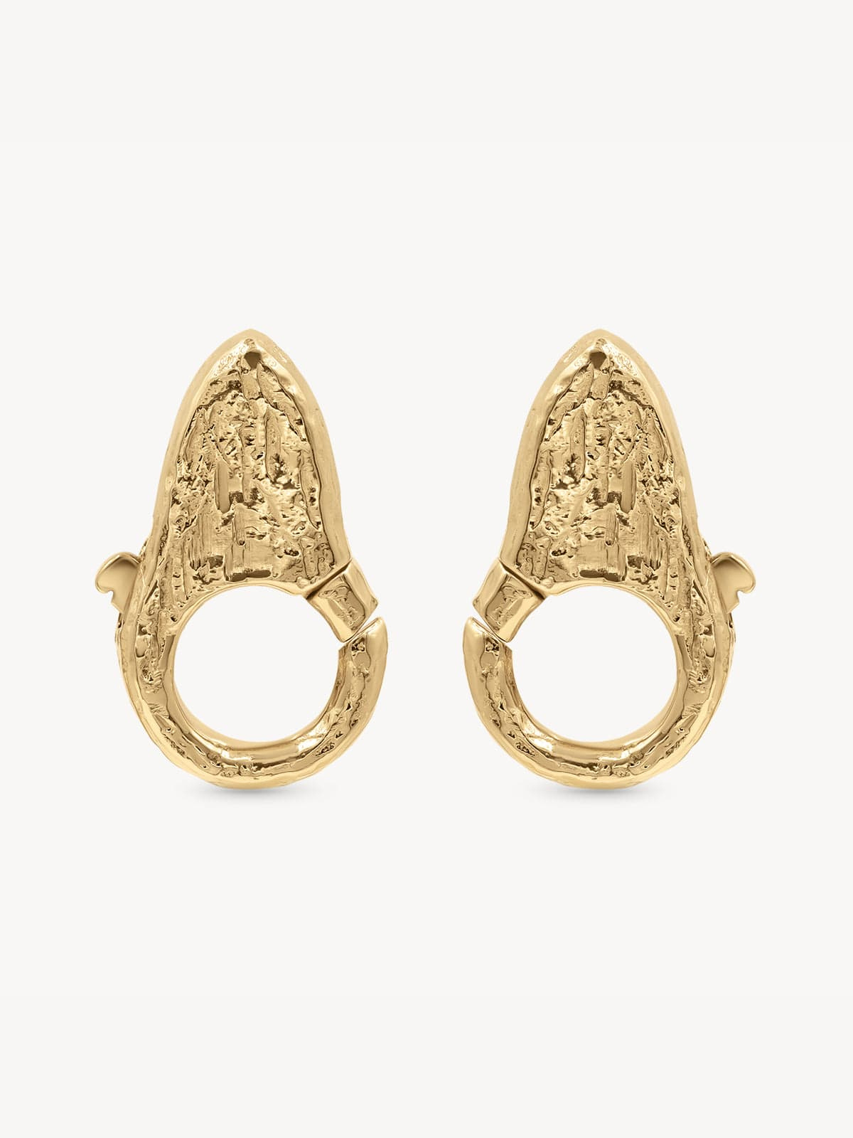 Elegant Lock Earrings for Women - Gold & Silver Dangle Hoop Earrings - Perfect for Parties, Weddings & Everyday Wear