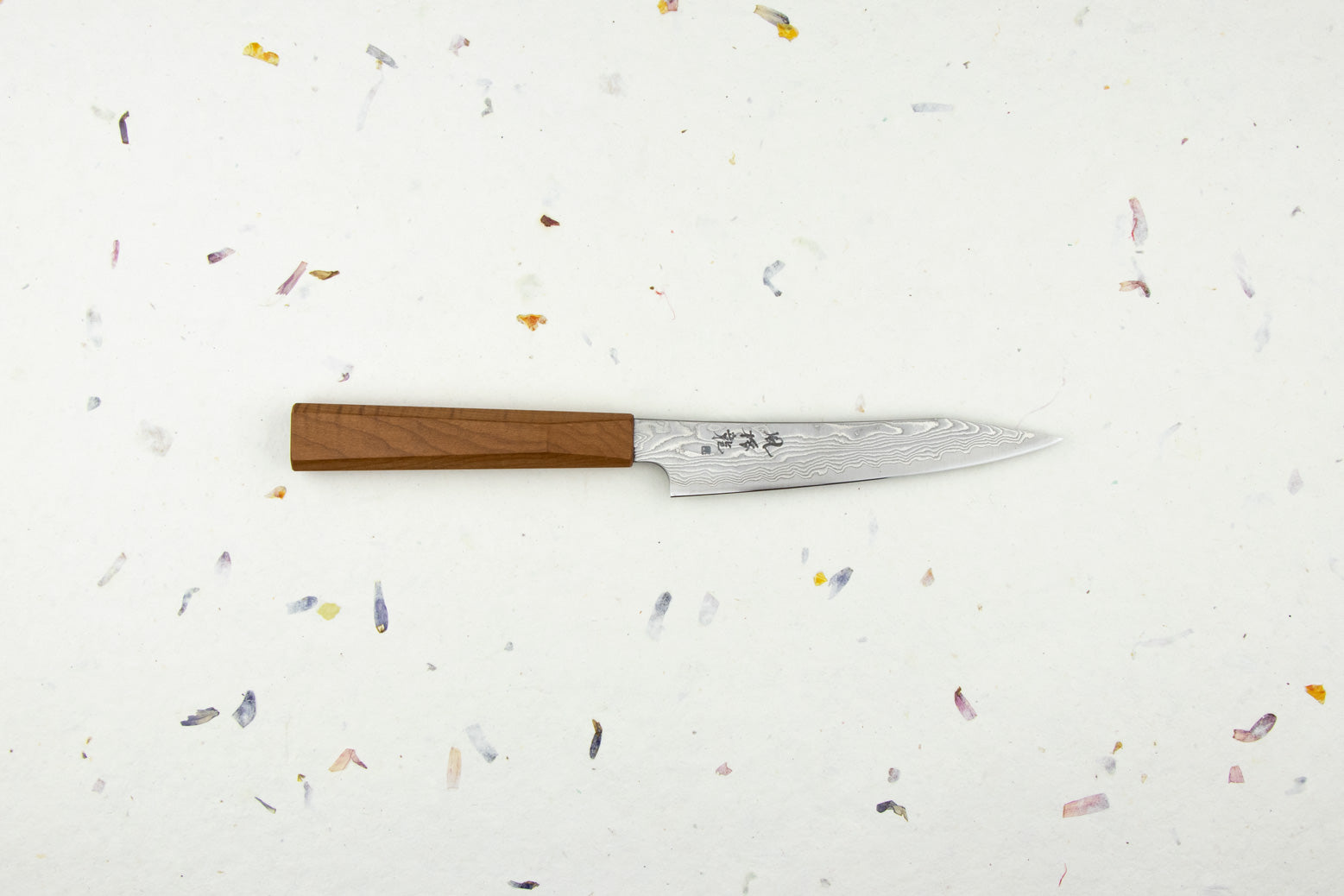 Premium Ryusen Fukakuryu Petty Knife 135mm - High-Carbon Stainless Steel Blade for Precision Slicing & Chopping - Perfect for Home Chefs, Sushi Preparation & Culinary Enthusiasts