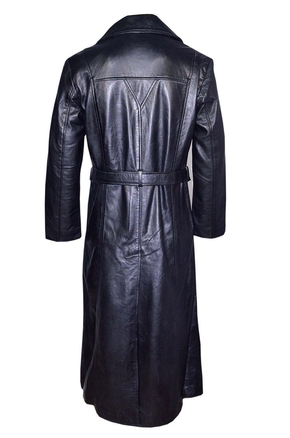 Men's Blade Trinity Wesley Snipes Halloween Costume - Genuine Sheep Leather Trench Coat for Cosplay, Movie Parties & Themed Events
