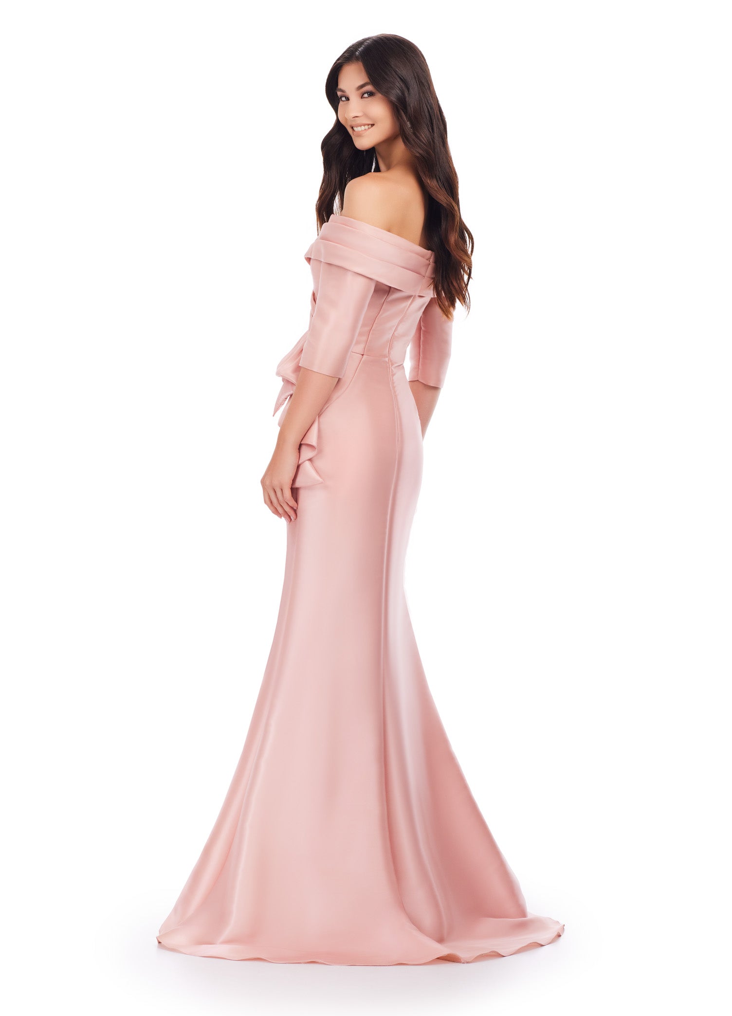 ASHLEYlauren 11324 Women's Elegant Party Dress - Perfect for Weddings, Prom & Evening Events