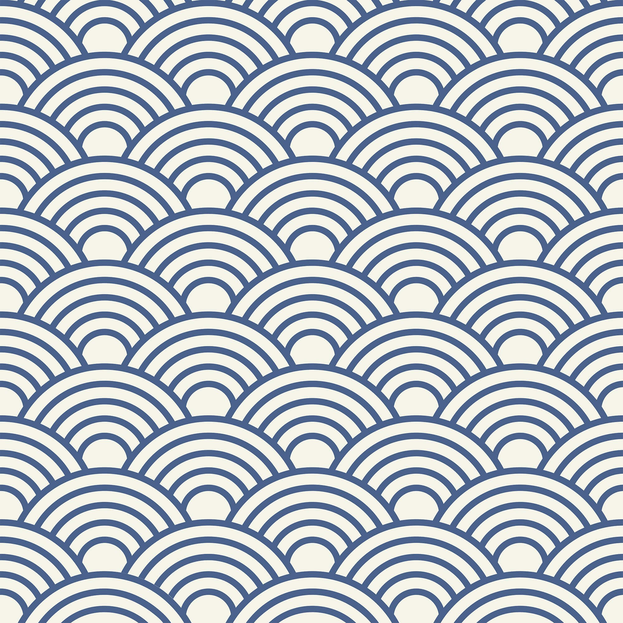 Blue Circles Geometric Peel and Stick Removable Wallpaper - Self-Adhesive Decorative Wall Covering for Bedroom, Living Room, Nursery & Office Decor