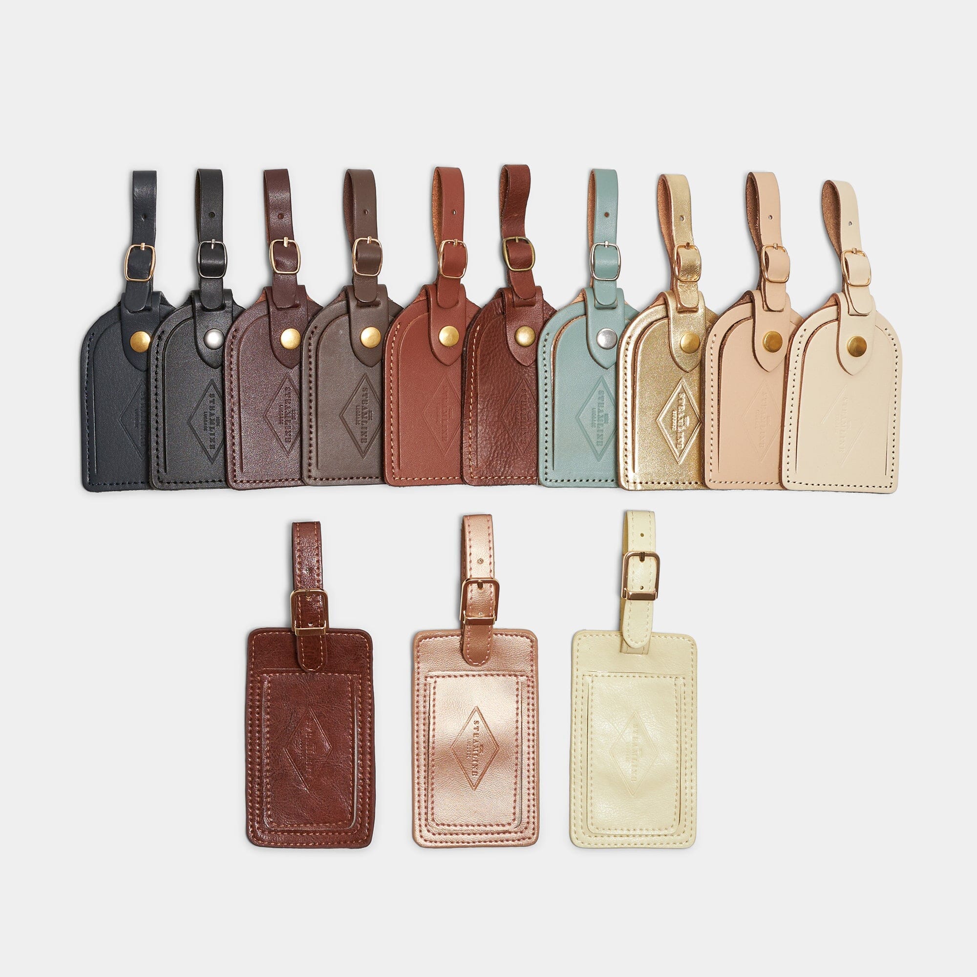 Premium Chocolate Brown Leather Luggage Tag - Personalized Travel Accessory for Suitcases & Bags - Ideal for Airports, Hotels & Business Trips