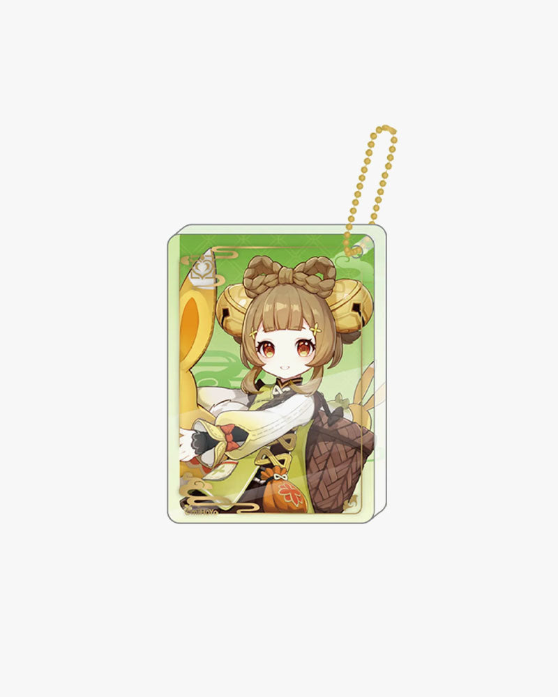 Genshin Impact© Official Thick Acrylic Keychain - Painting Series Vol.3 | Anime Game Merchandise for Backpacks, Keys & Collectibles