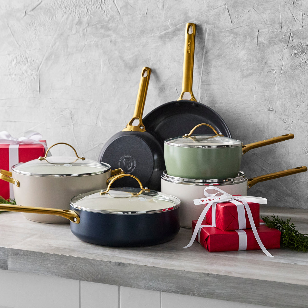 Premium Black Ceramic Nonstick 10-Piece Cookware Set - Eco-Friendly, PFOA-Free Pots & Pans for Healthy Cooking | Perfect for Induction, Gas & Electric Stoves | Ideal for Frying, Sautéing & Simmering