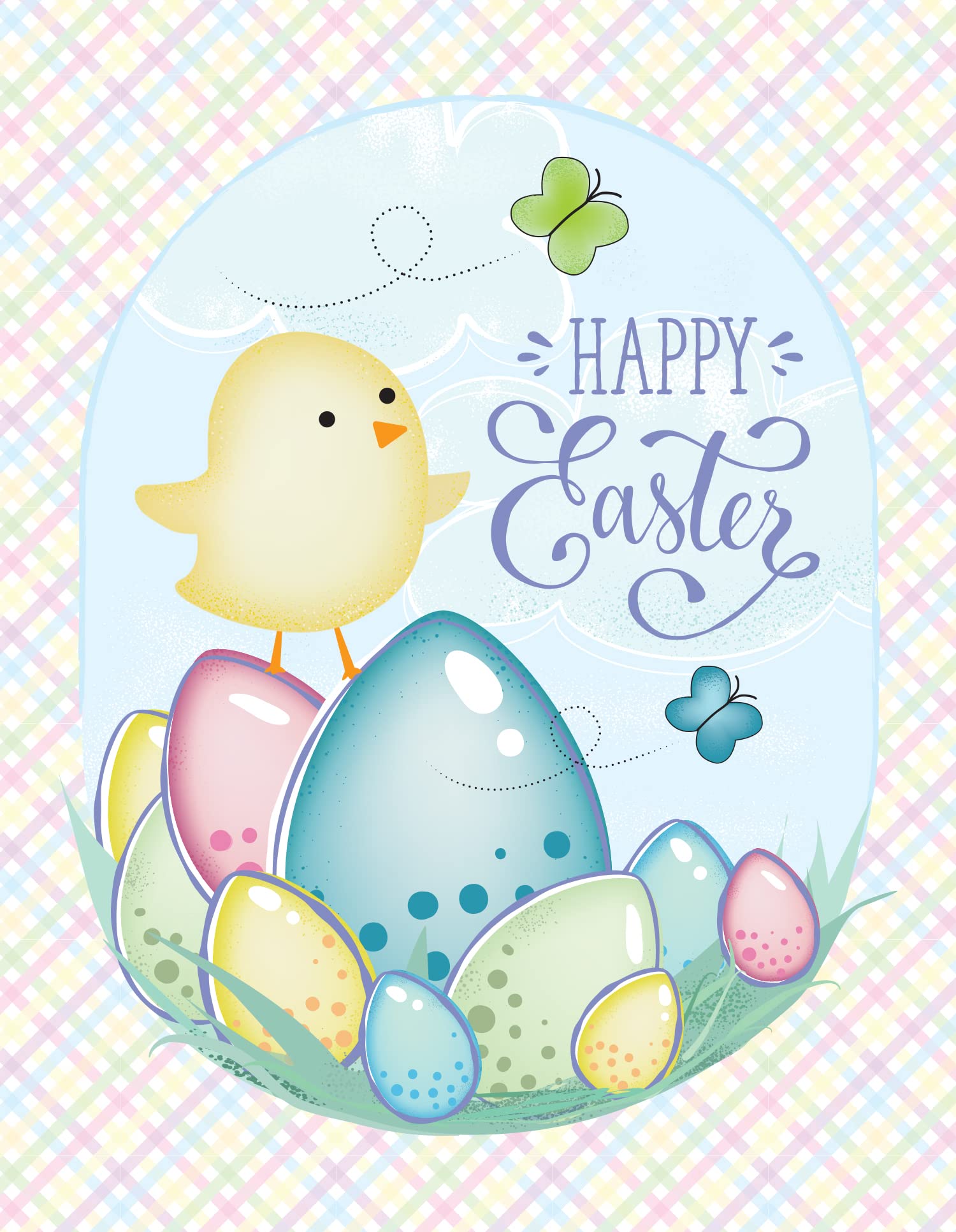5x7 Easter Photo Frames - Pack of 100 Premium Cardboard Mounts for Scrapbooking, Greeting Cards & Wall Decor - Neil Enterprises Inc.