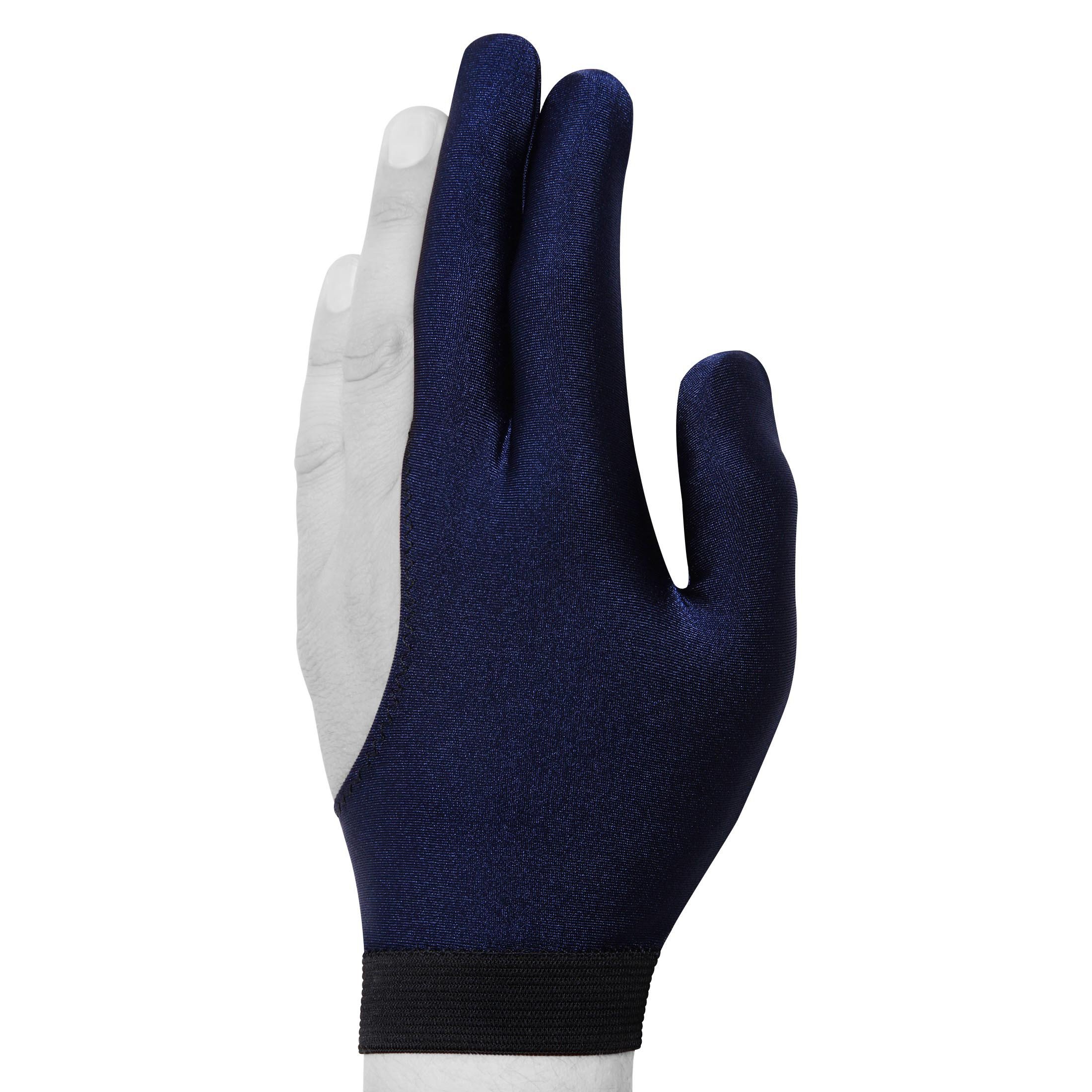 Fortuna Billiard Pool Cue Glove - Classic Ambidextrous Design for Left or Right Hand - Premium Blue Snooker Accessory - Perfect for Professional Players & Home Game Nights