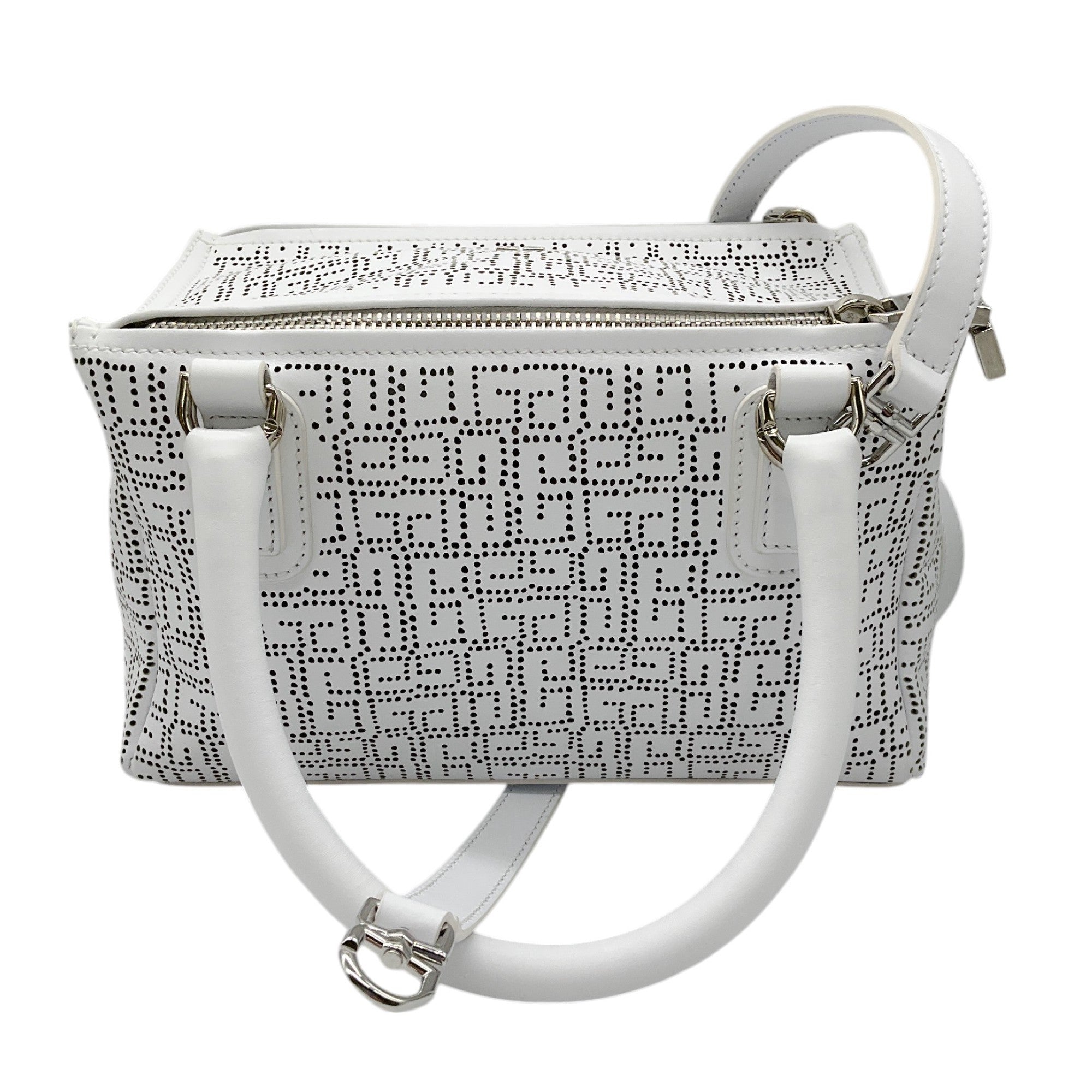 Givenchy Ivory Pandora Small Goat Leather Crossbody Bag for Women - Luxury Designer Handbag for Parties, Dates & Everyday Use