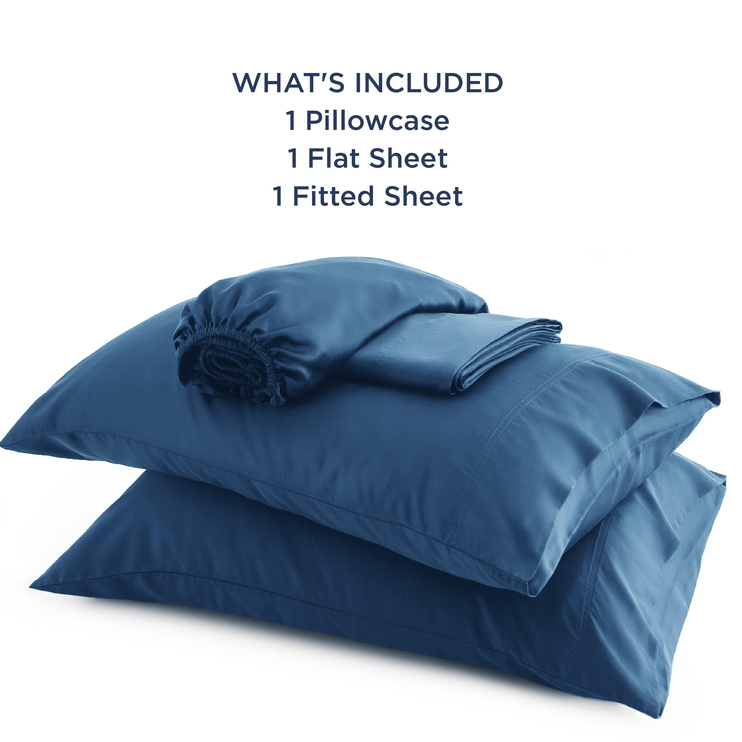 Bedsure Twin XL Cooling Sheet Set - Rayon from Bamboo, Deep Pocket 16