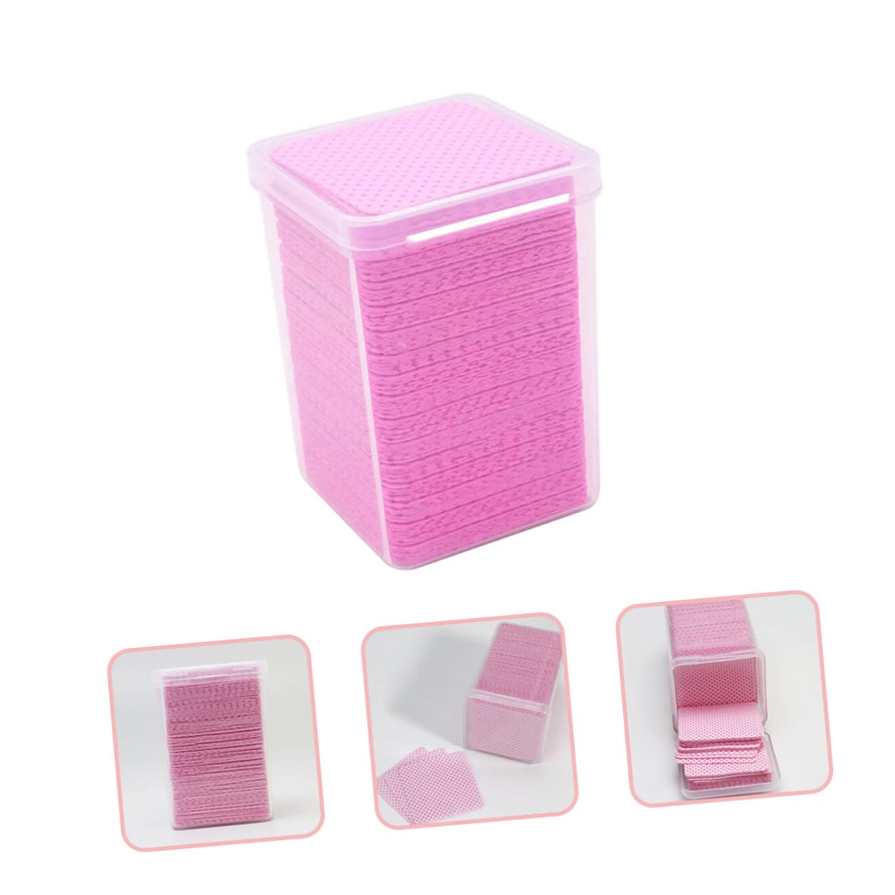 BIUDECO 400pcs Nail Polish Remover Pads - Disposable Wipes for Nail Art & Manicure